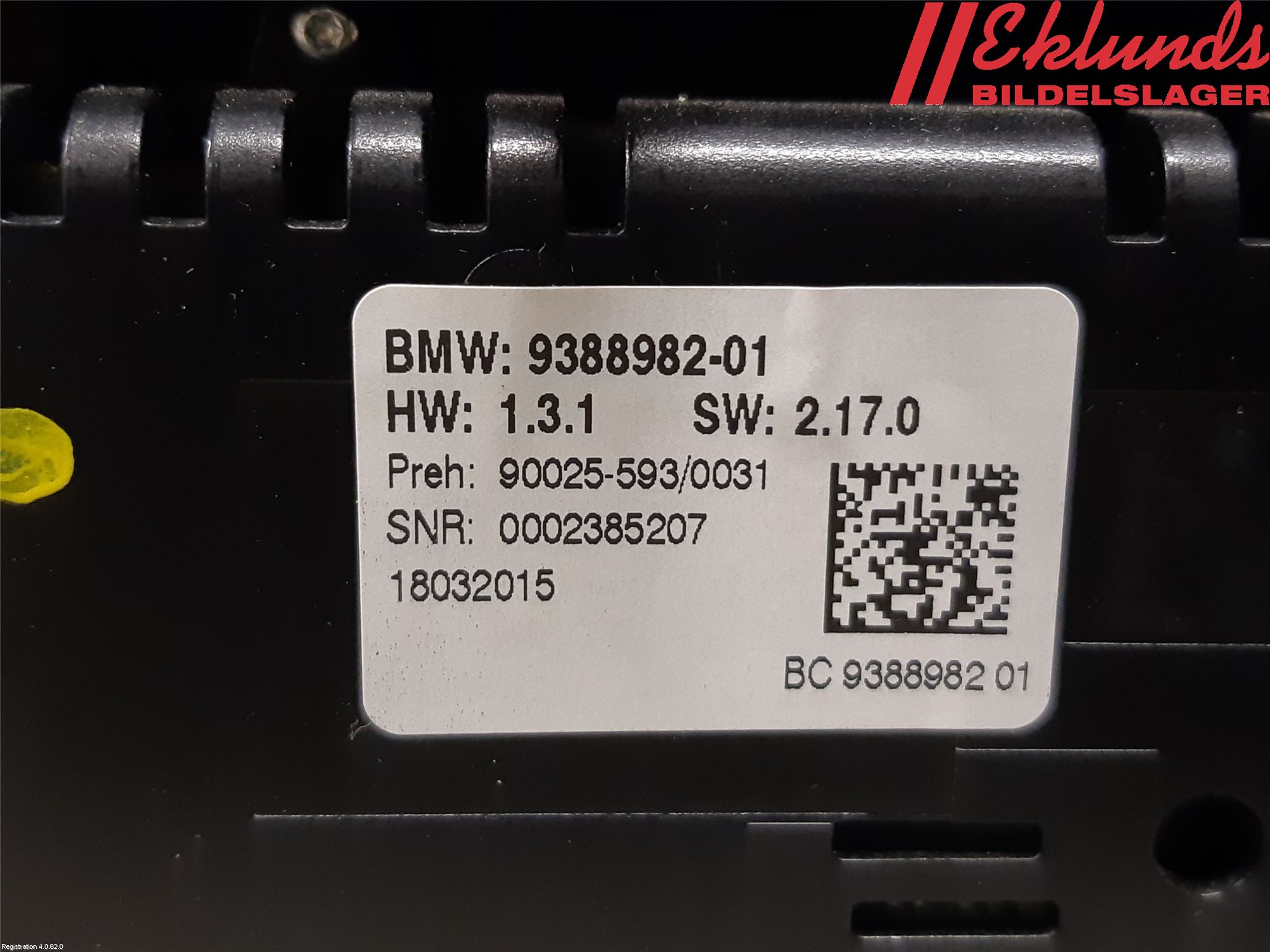 BMW 7 F01/02/03/04 09-15 Cd Radio - Multimediapanel