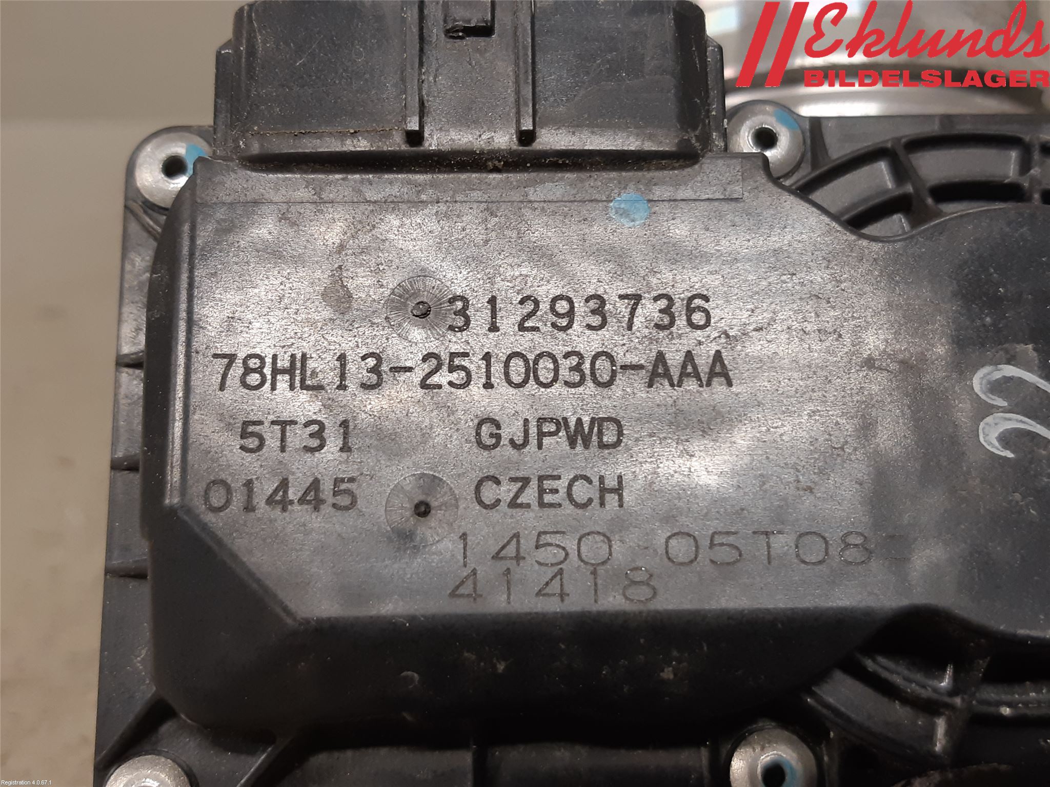 Volvo V40 12-19 Injspjällhus