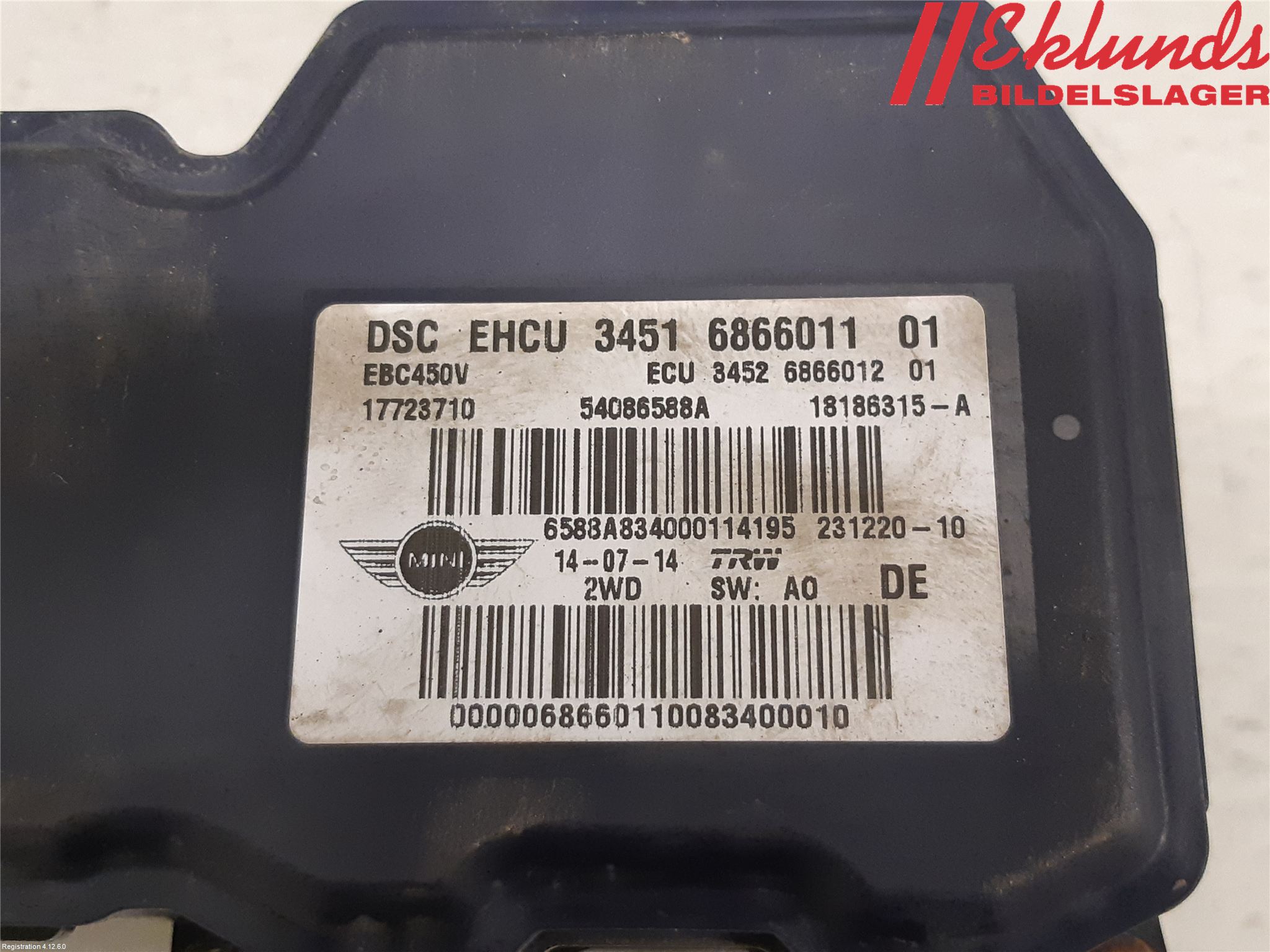 Mini COUNTRYMAN R60 11-16 Abs Hydraulaggregat