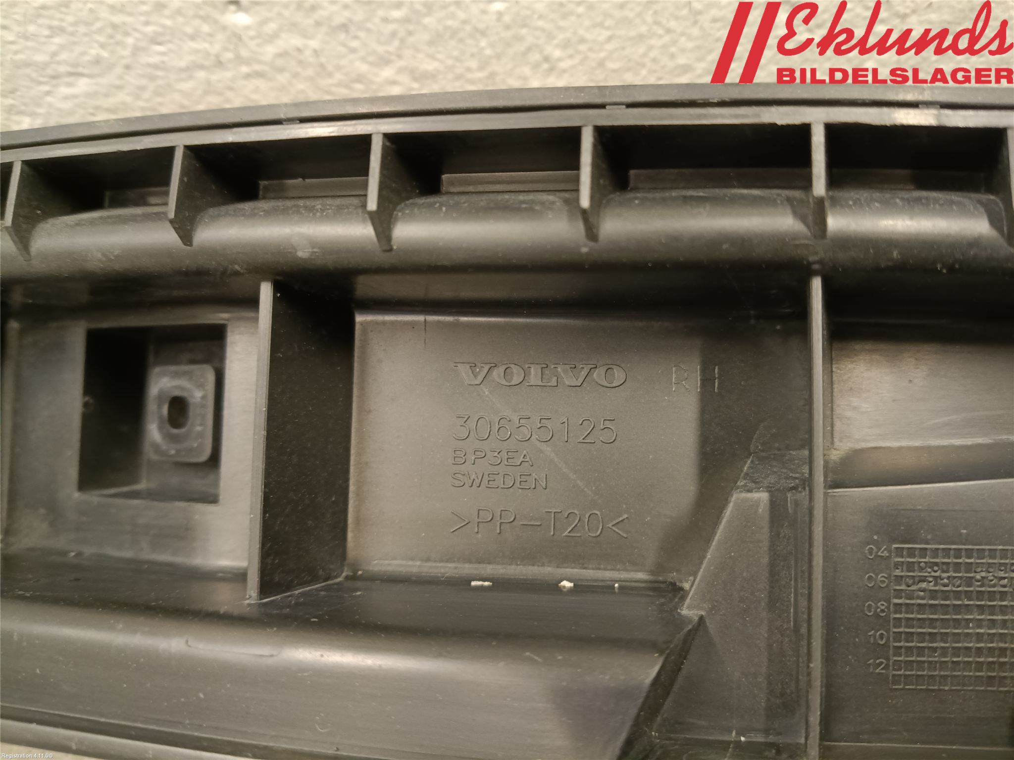 Volvo S80 07-13 Stötfångarfäste Bak Hö