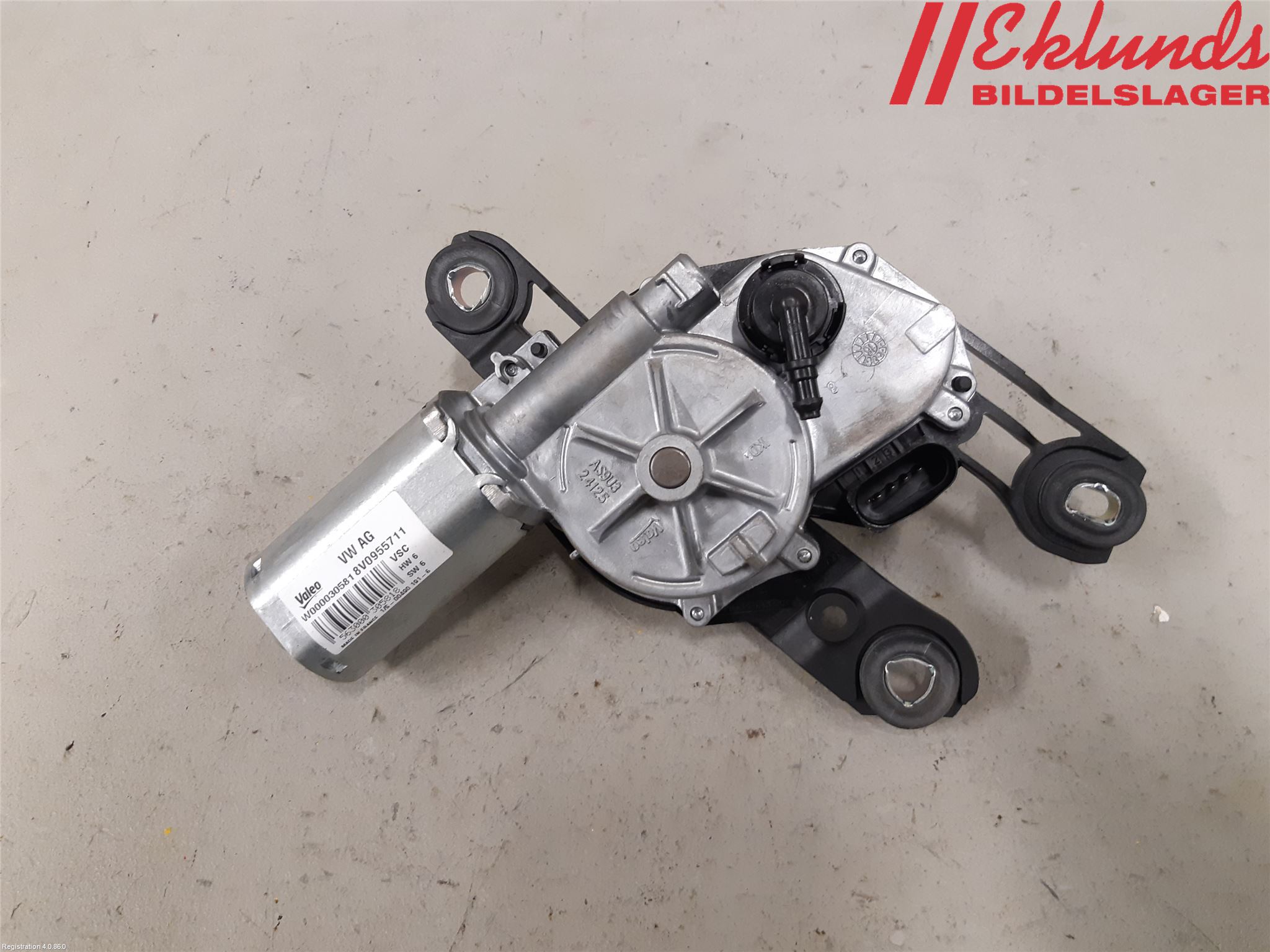 Audi A3/S3 8V 13-20 Torkarmotor Baklucka