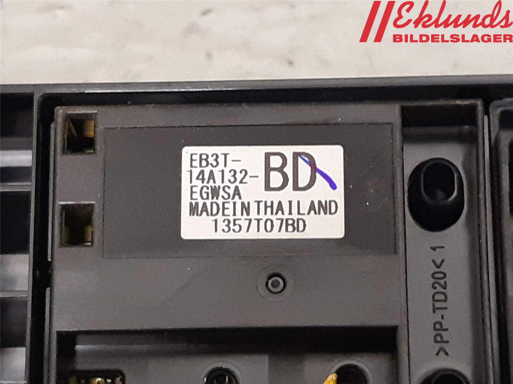 Ford RANGER EU 12-23 Strömställare Elhiss