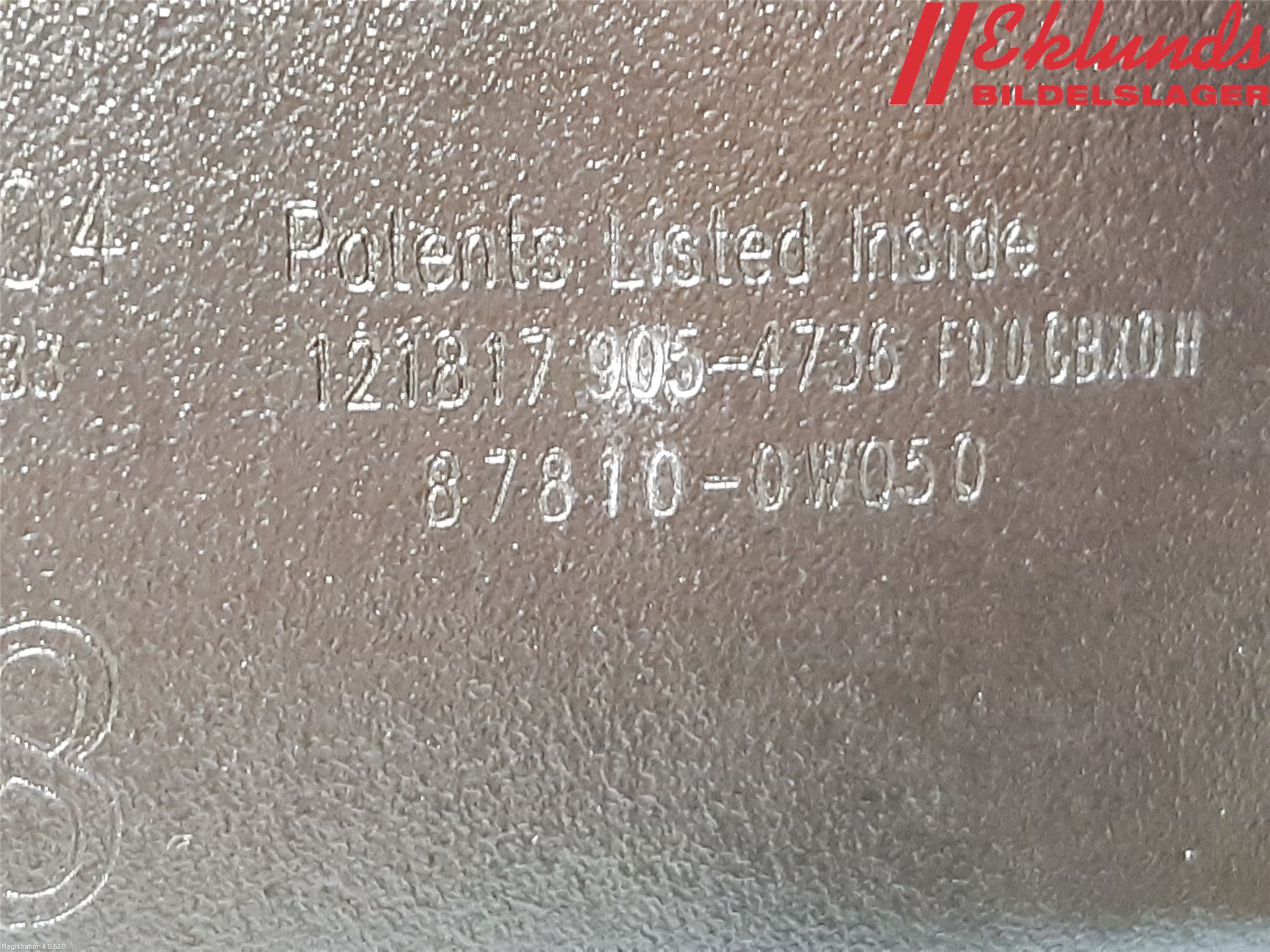 Toyota PRIUS (ZVW50) 16-21 Spegel Invändig El