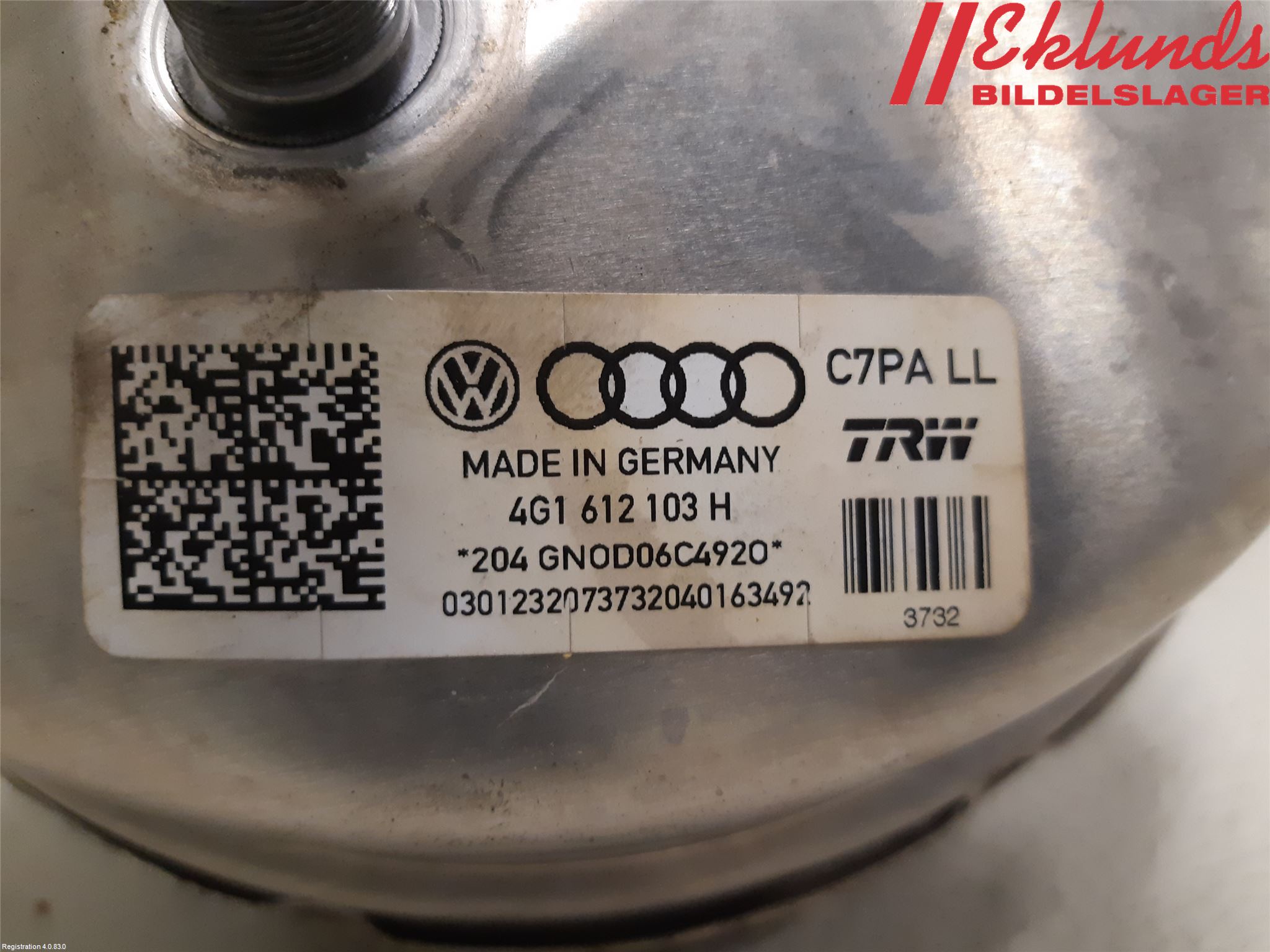 Audi A6/S6 4G 11-18 Bromsservo