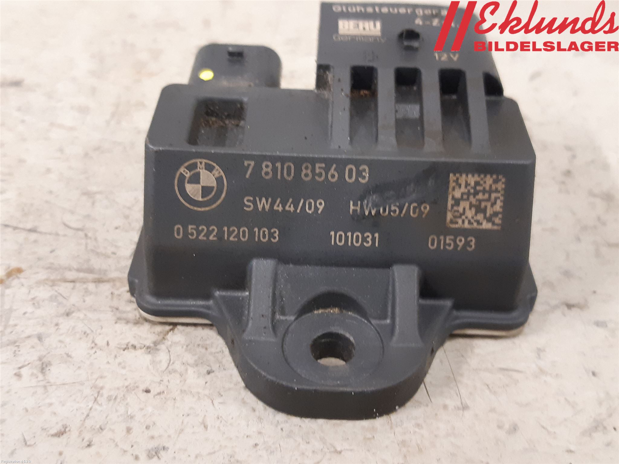 BMW 5 F10/F11/F18 09-17 Relä Glödning Diesel