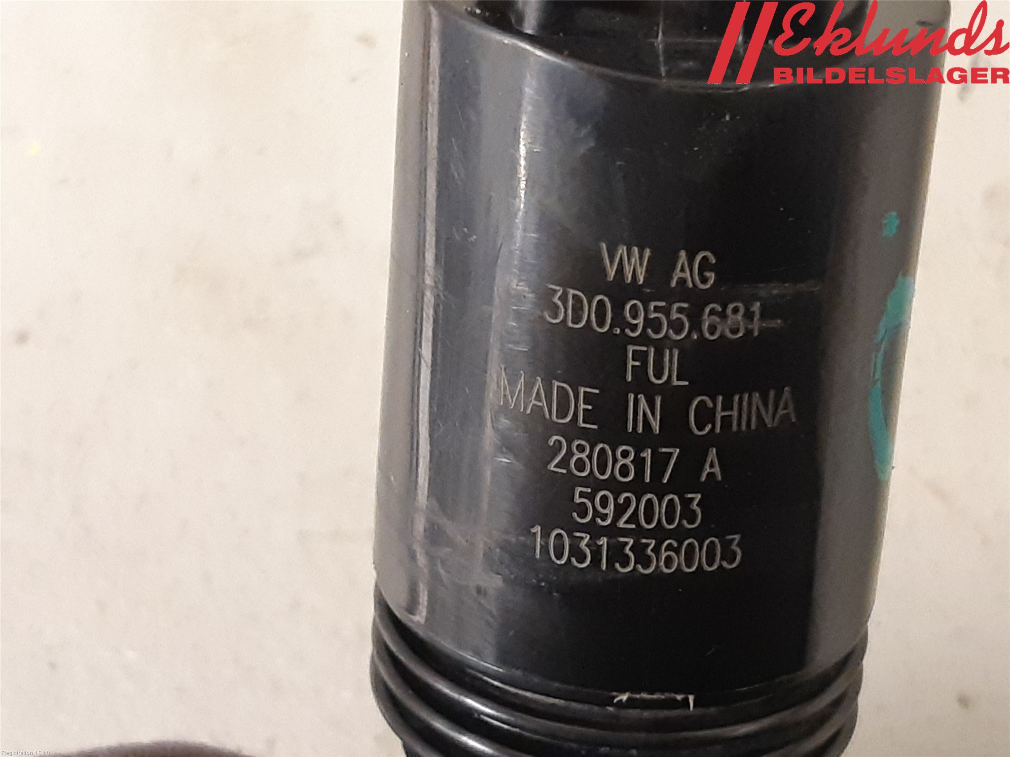 Volkswagen VW PASSAT 15-19 Spolarpump Högtryck