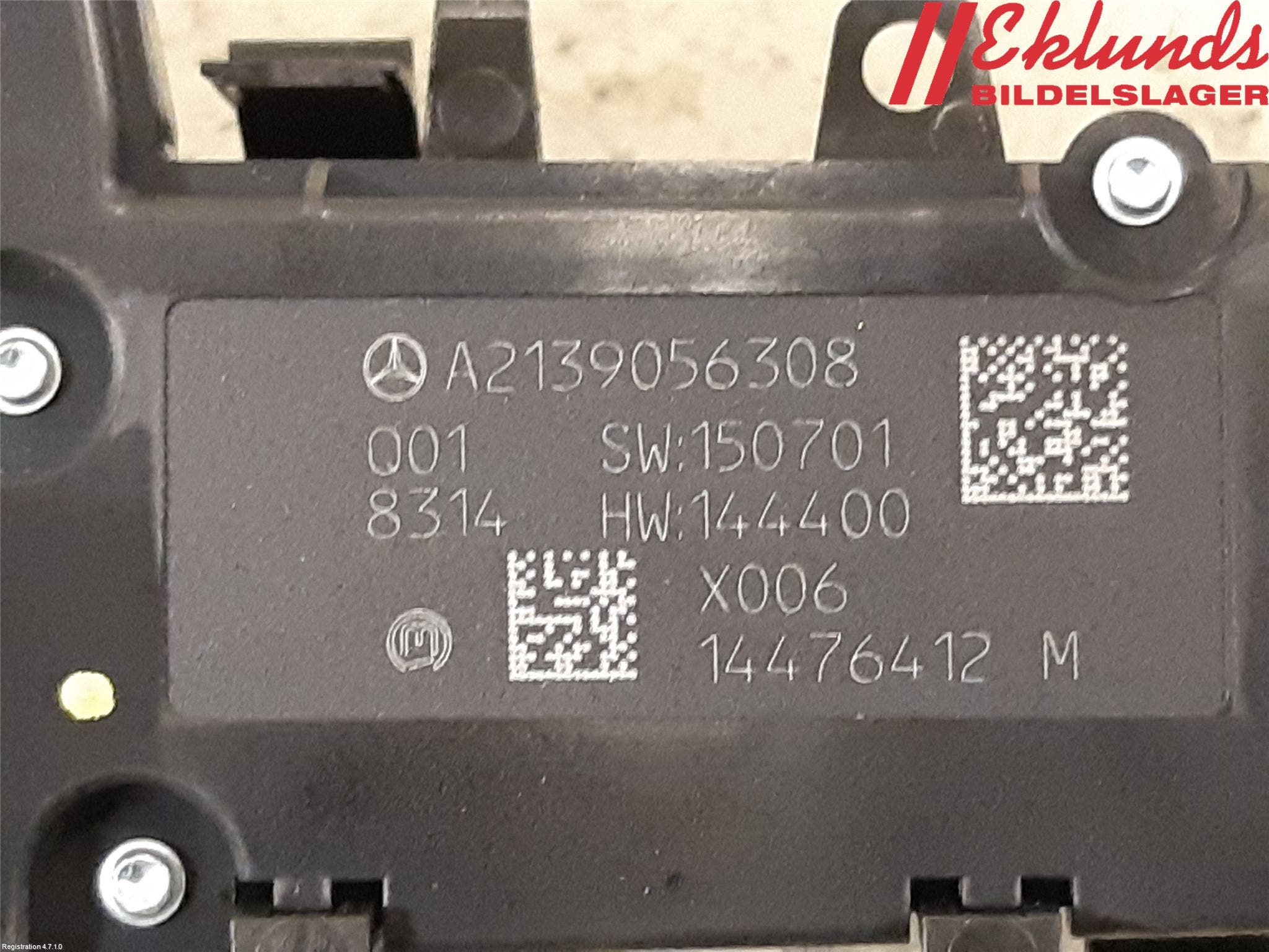 Mercedes-Benz MB E-KLASS (W213) 16-23 Strömställare Multifunktion