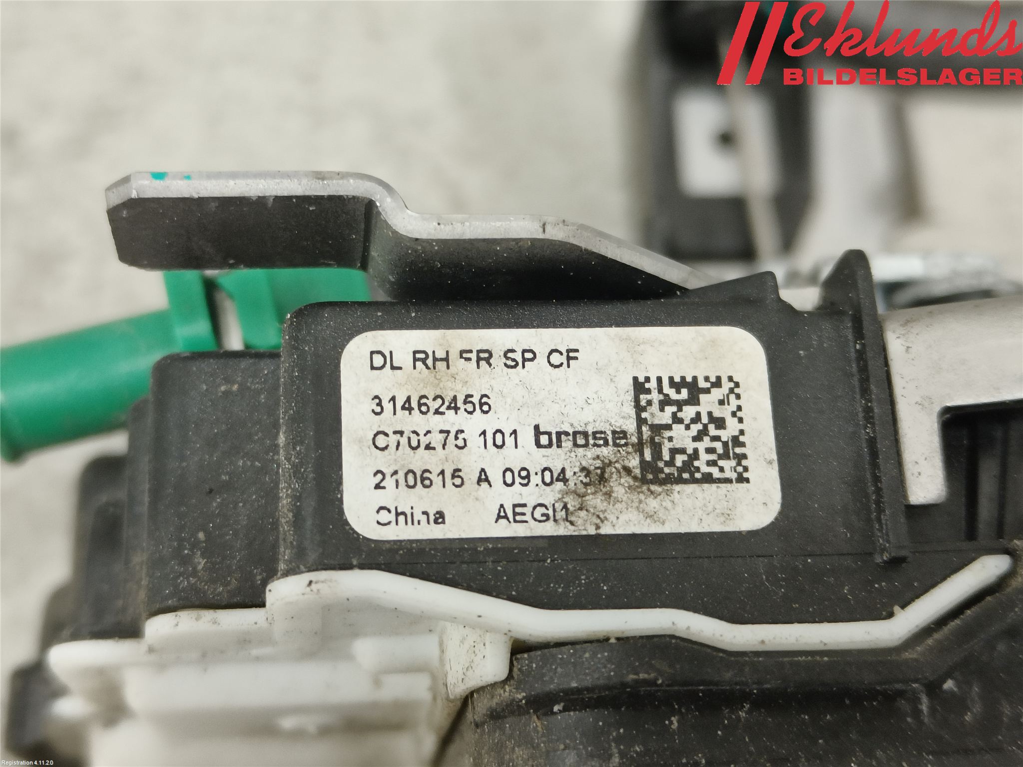 Polestar 2 20- Låskista-Dörrlås