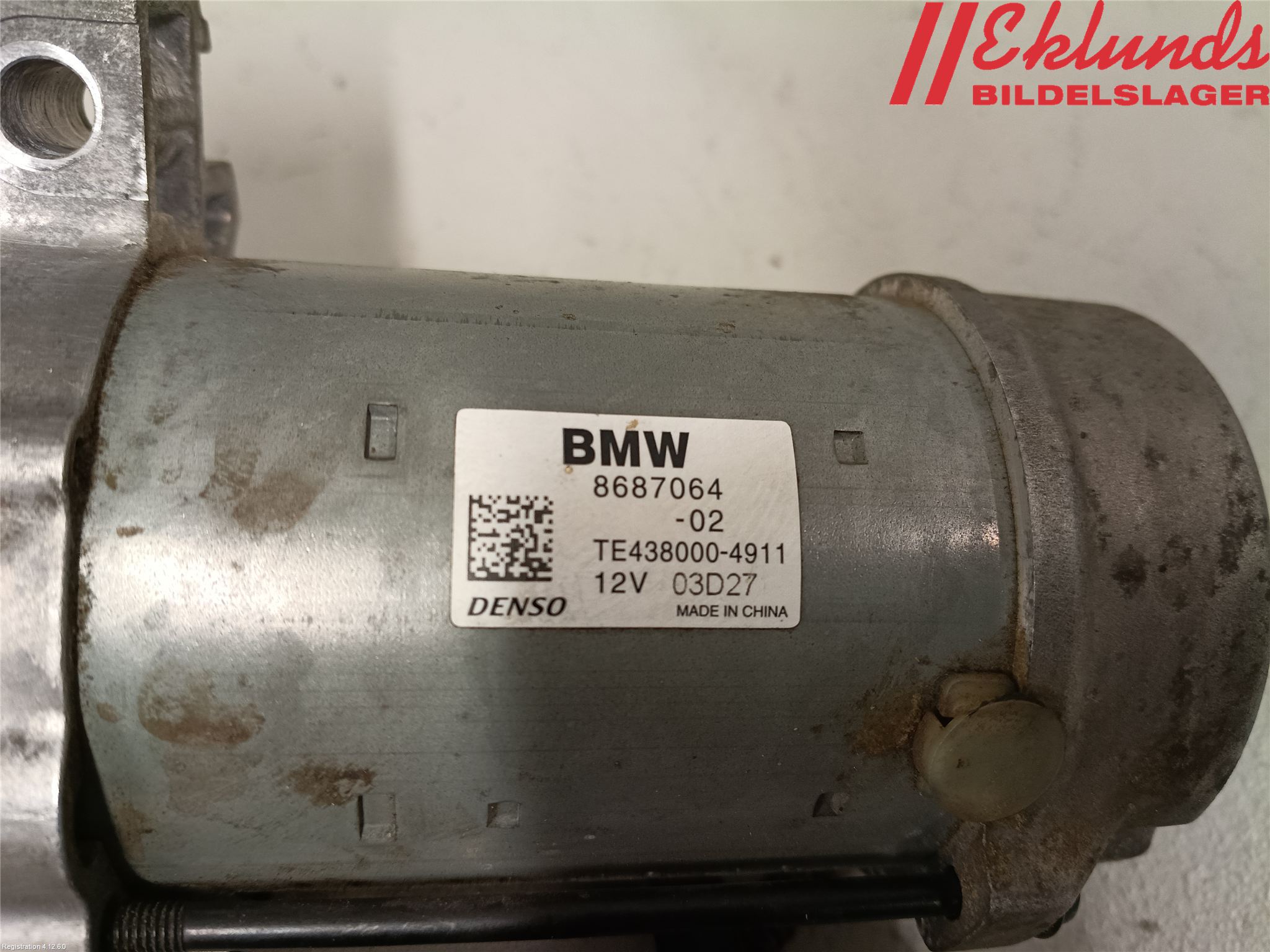 BMW 3 G20/G21/G80/G81 19- Startmotor