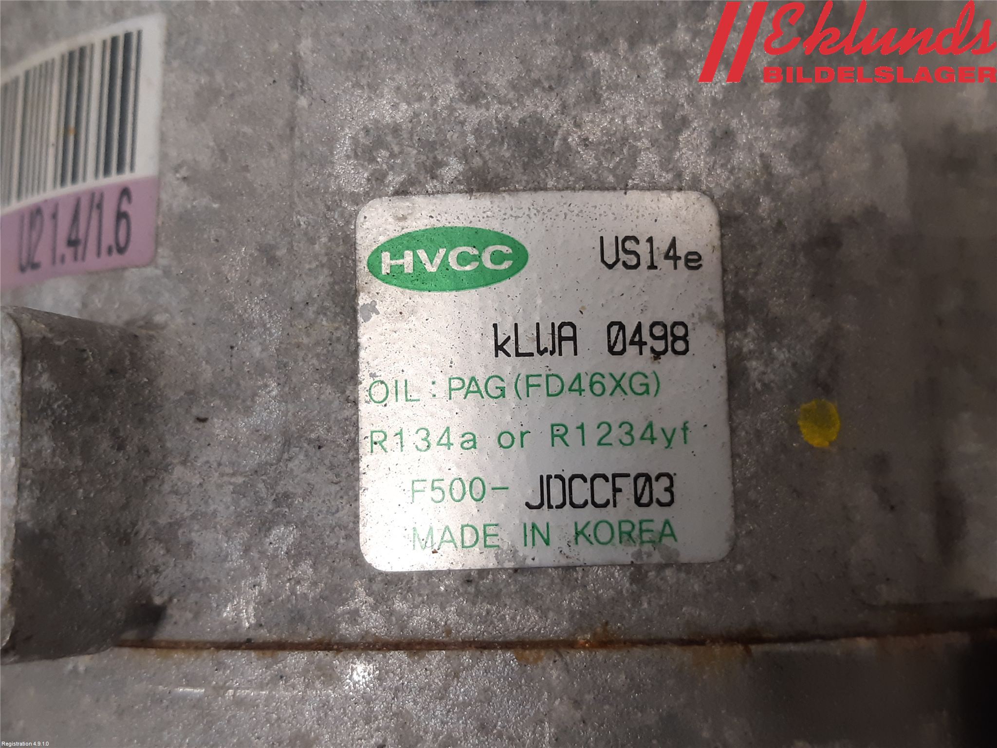 Kia CEED 12-18 Ac Kompressor