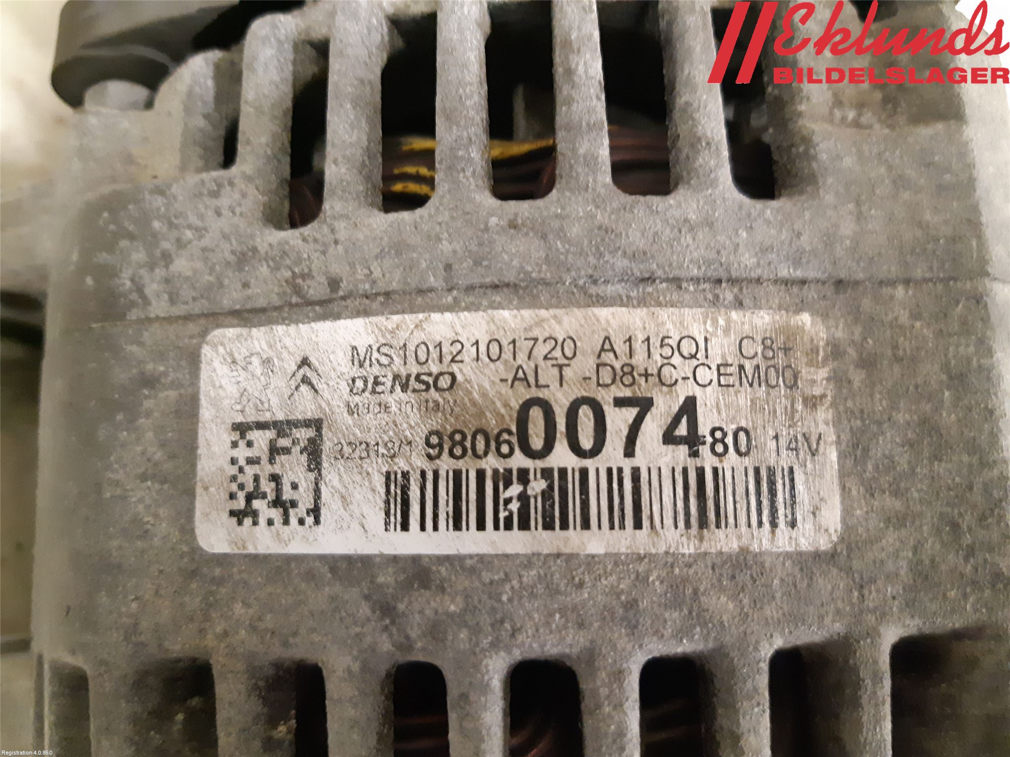 Peugeot 208 12-15 Generator