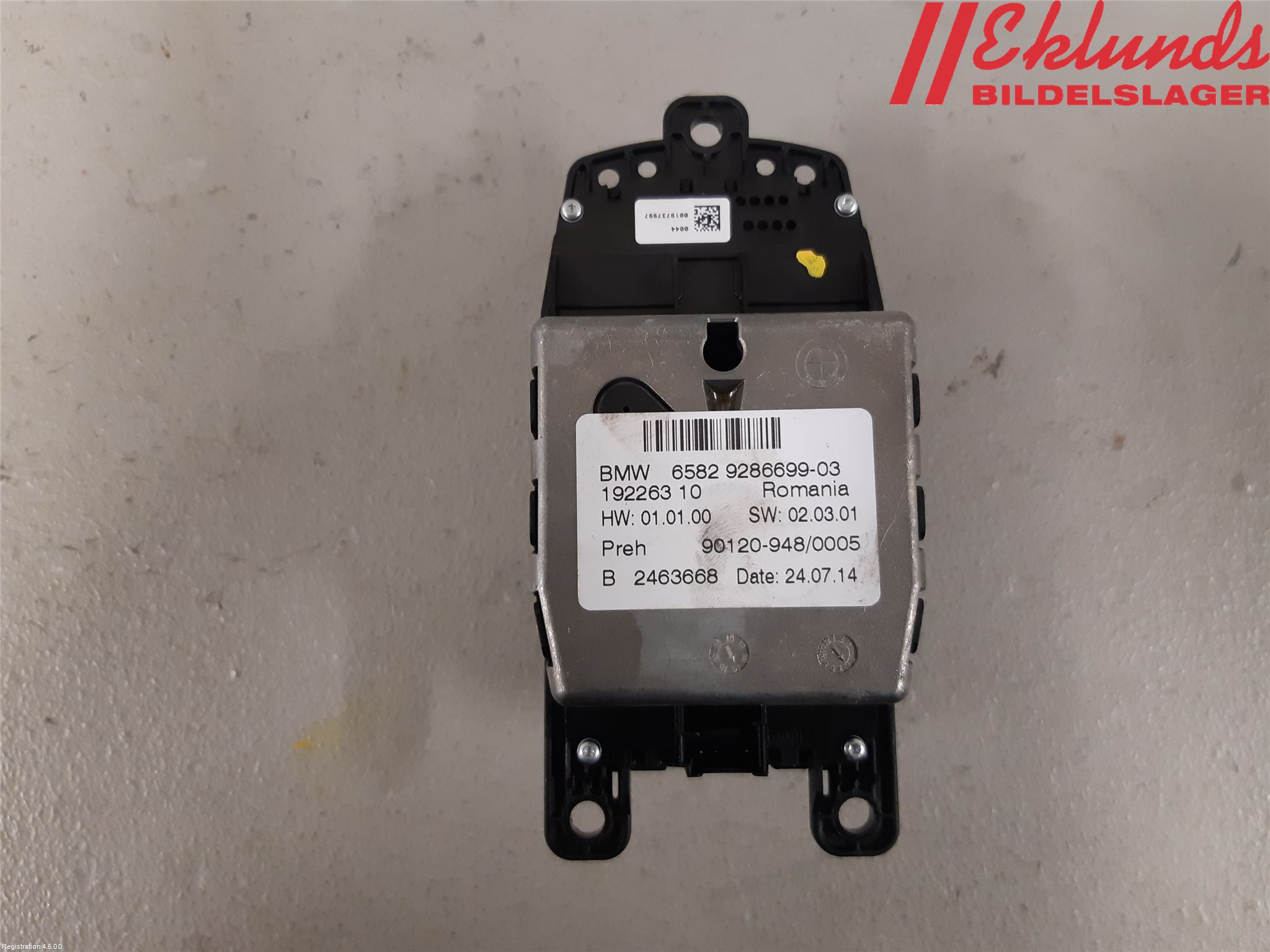 BMW 5 F10/F11/F18 09-17 Strömställare Multifunktion