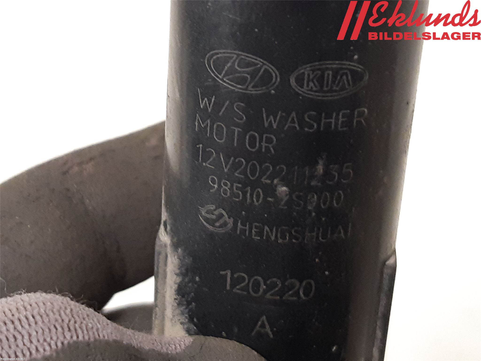 Kia PICANTO 12-17 Spolarpump Vindruta