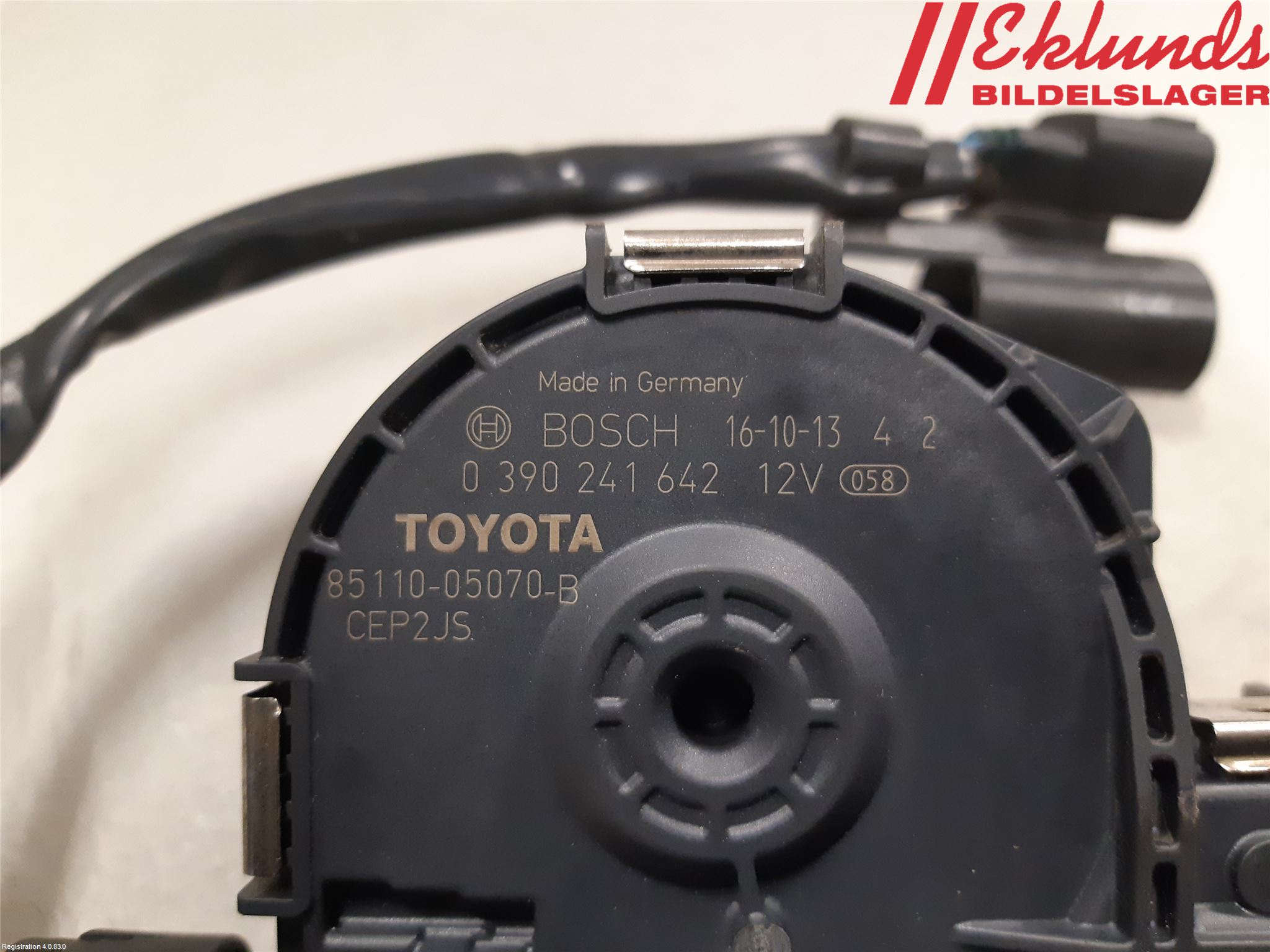Toyota AVENSIS 16-18 Torkarmotor Vindruta