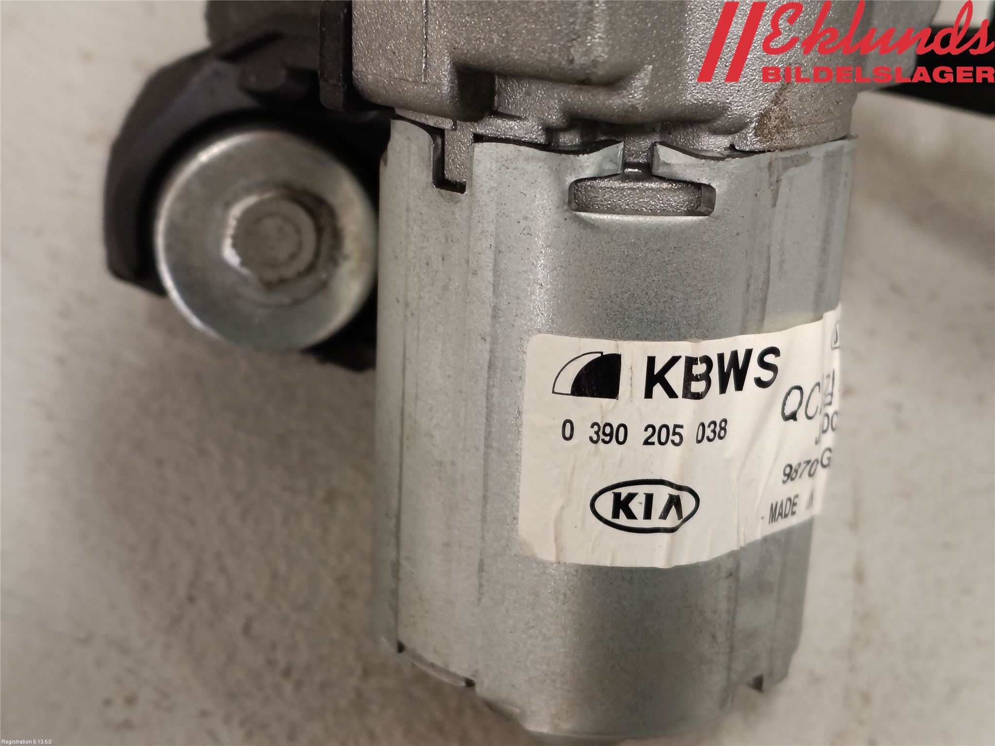 Kia PICANTO 17- Torkarmotor Baklucka