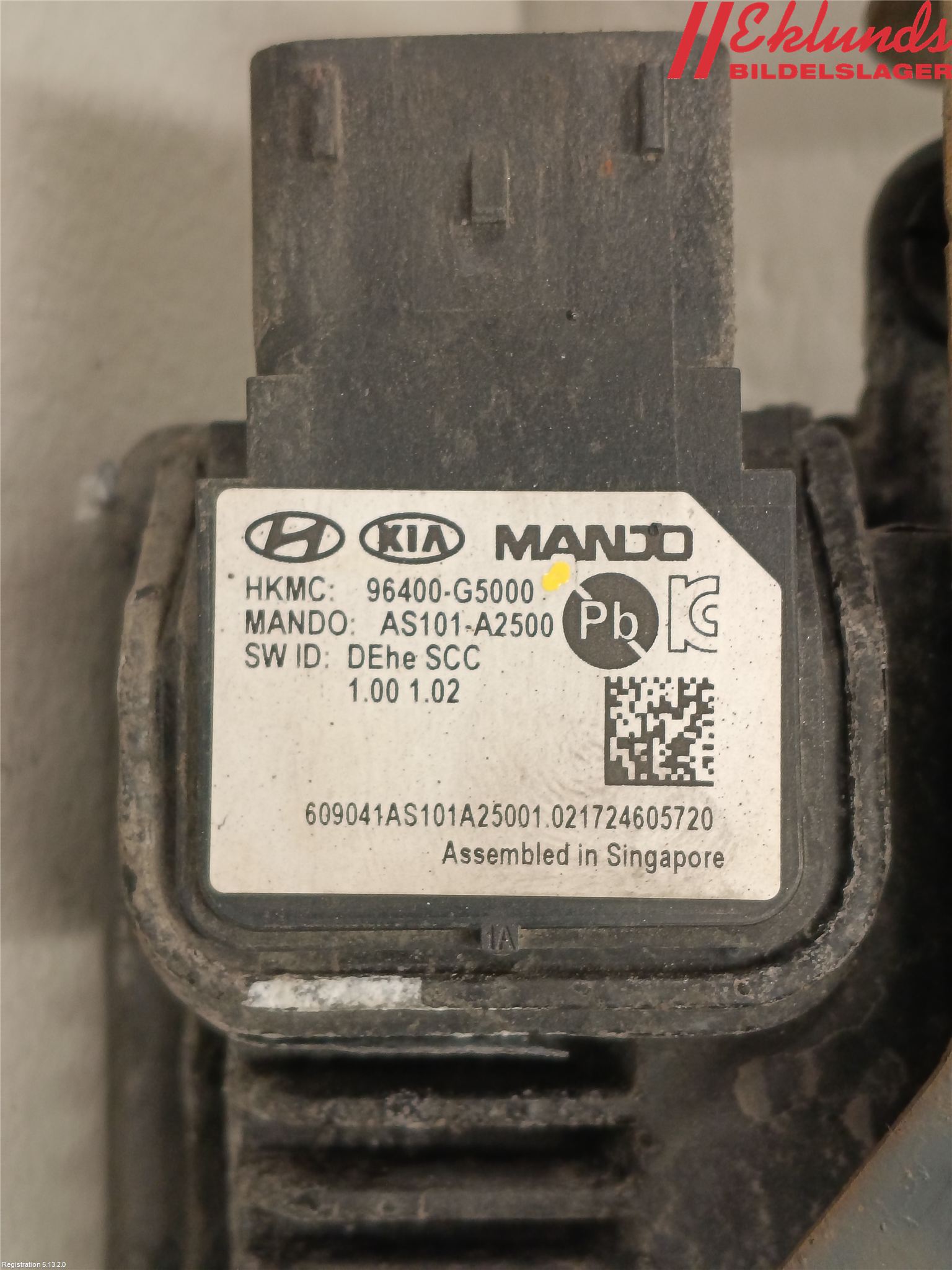 Kia NIRO (DE) 17-22 Sensor Adaptiv Farthållare