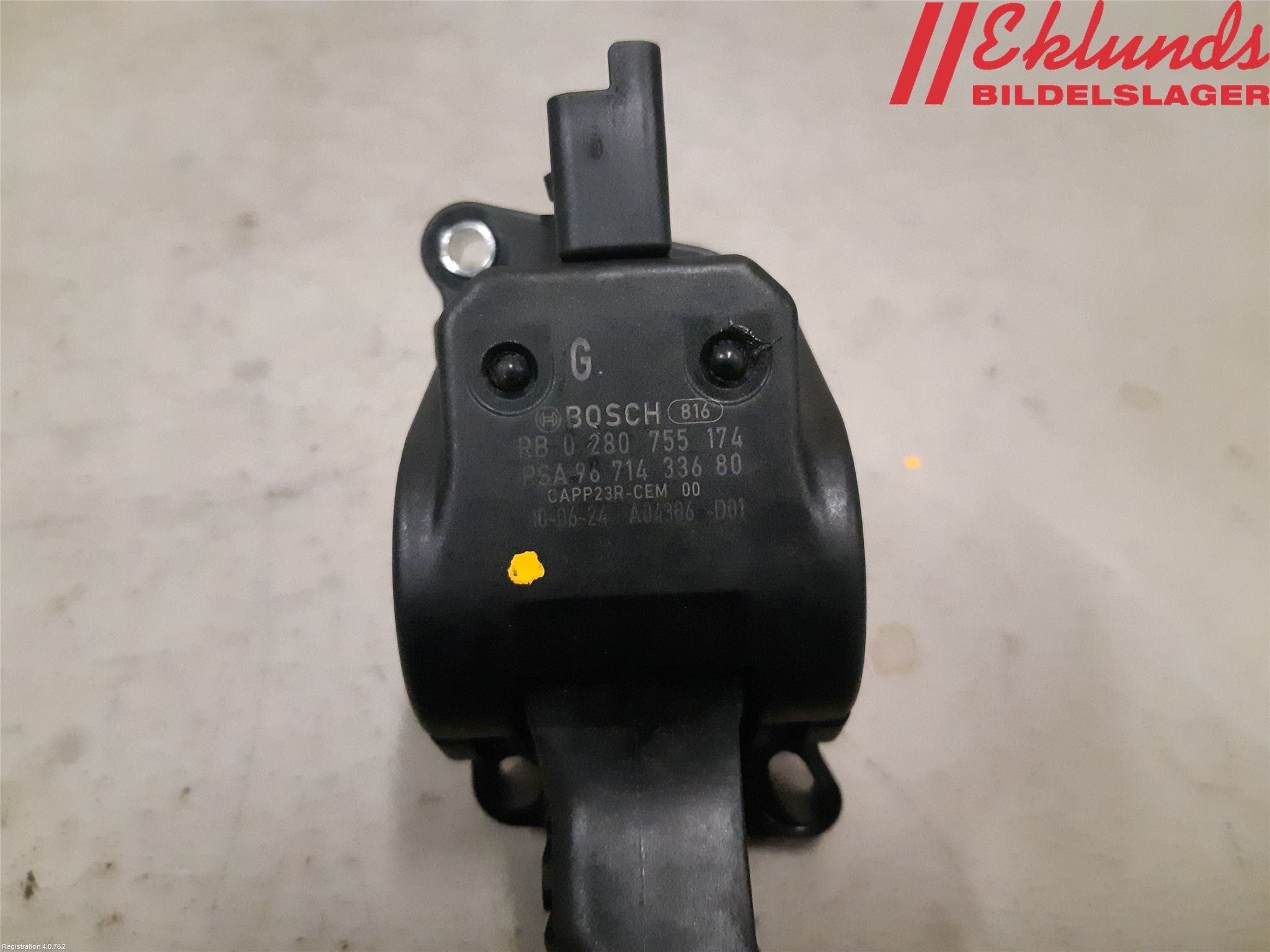 Peugeot 207 Gaspedal