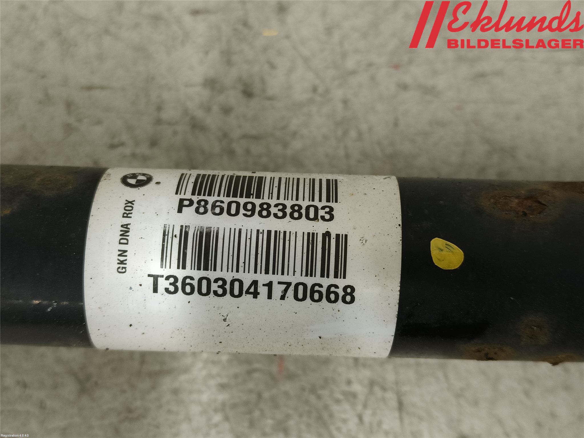 BMW X5 F15 13-18 Drivaxel Bak Höger