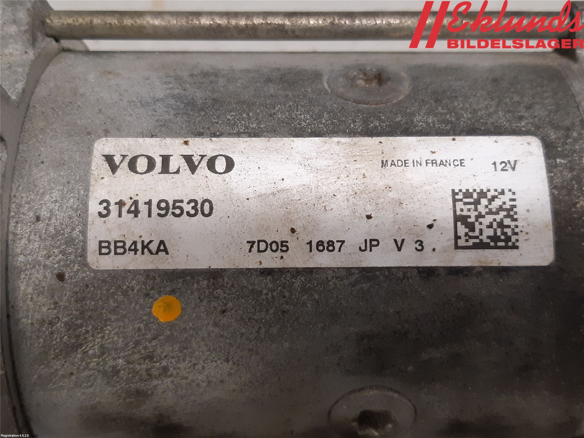 Volvo V90 17->> Startmotor Diesel