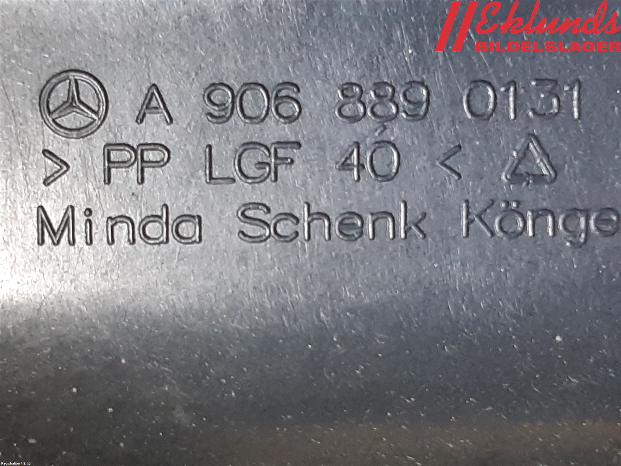 Mercedes-Benz MB SPRINTER (W906) 06-18 Kylarfäste-Ram-Balk
