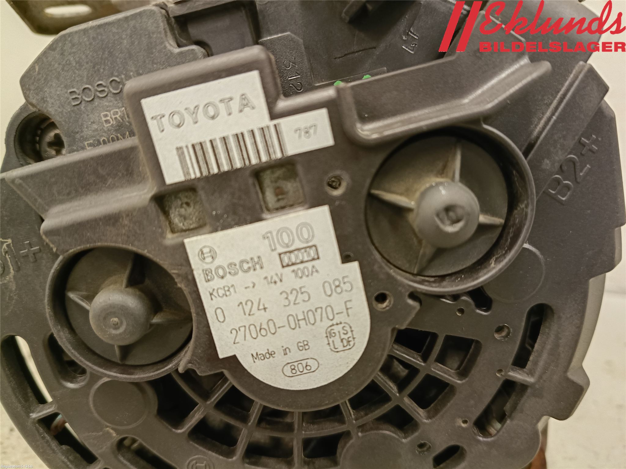 Toyota AVENSIS 07-08 Generator