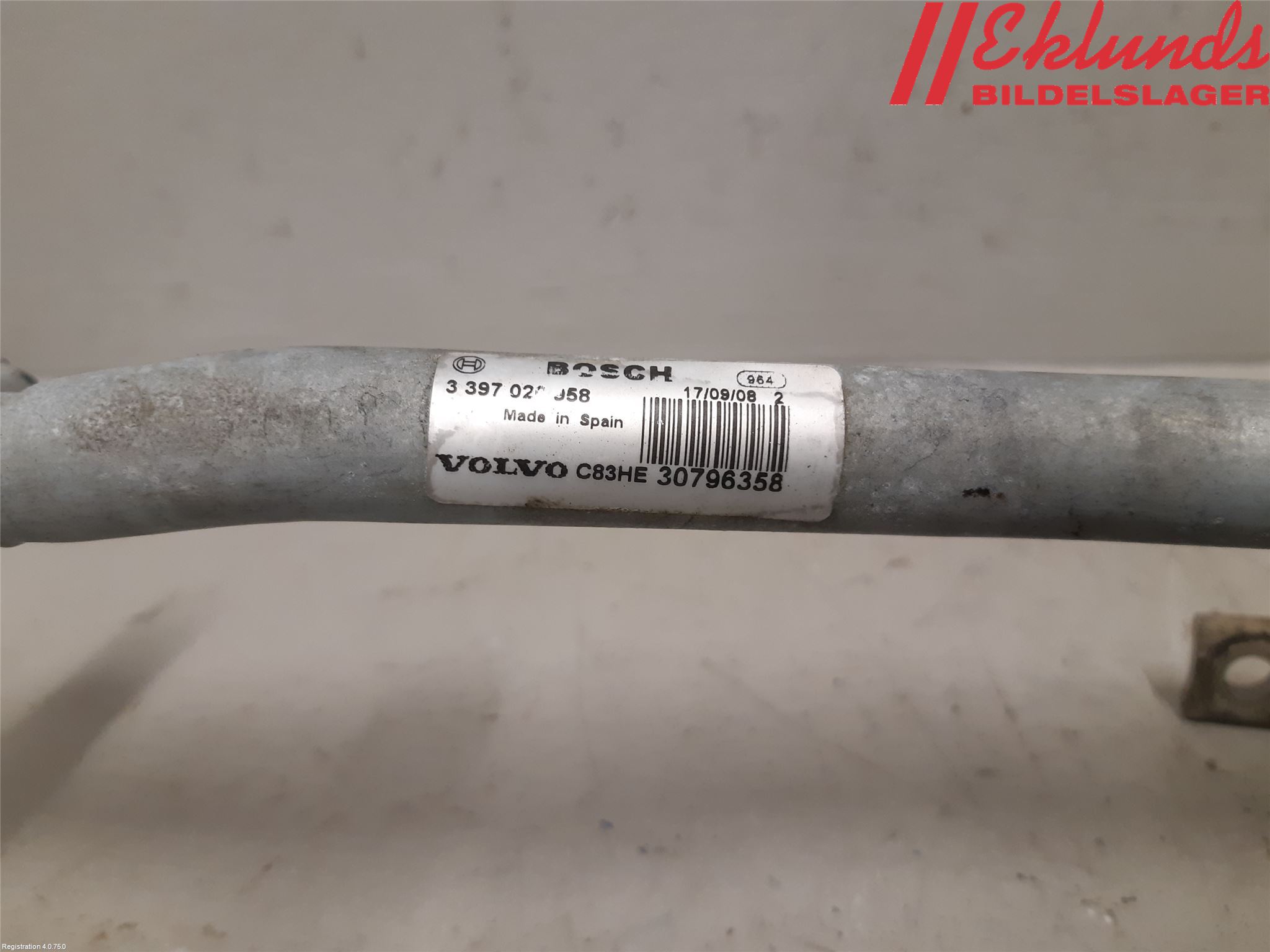 Volvo V70 08-13 Torkarmekanism Vindruta