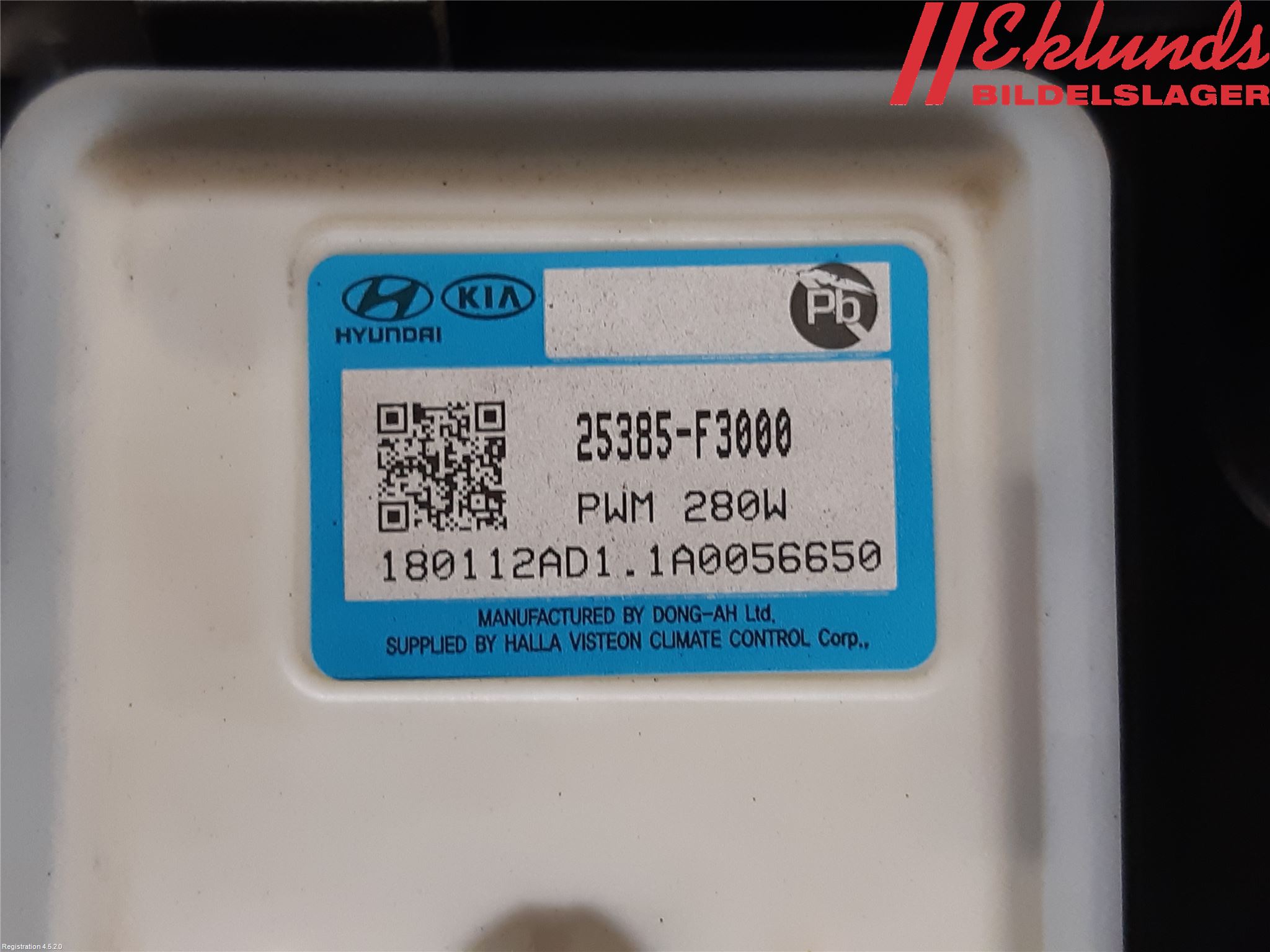 Hyundai i30 PD 17- Kylfläkt El