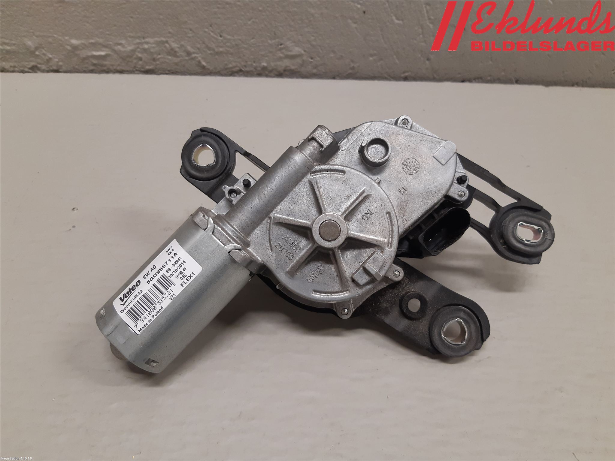 Volkswagen VW PASSAT 15-19 Torkarmotor Baklucka
