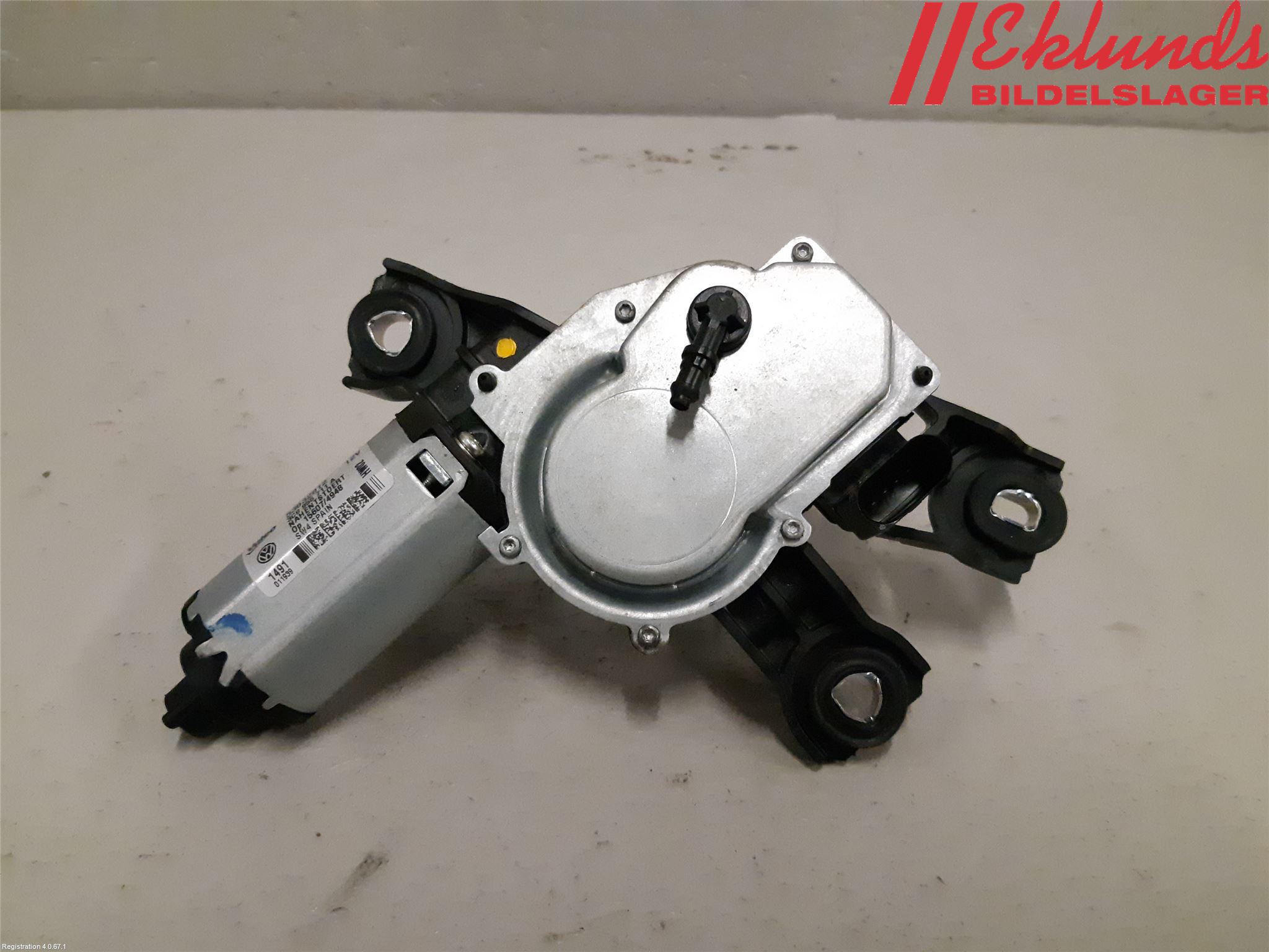 Volkswagen VW PASSAT 11-14 Torkarmotor Baklucka