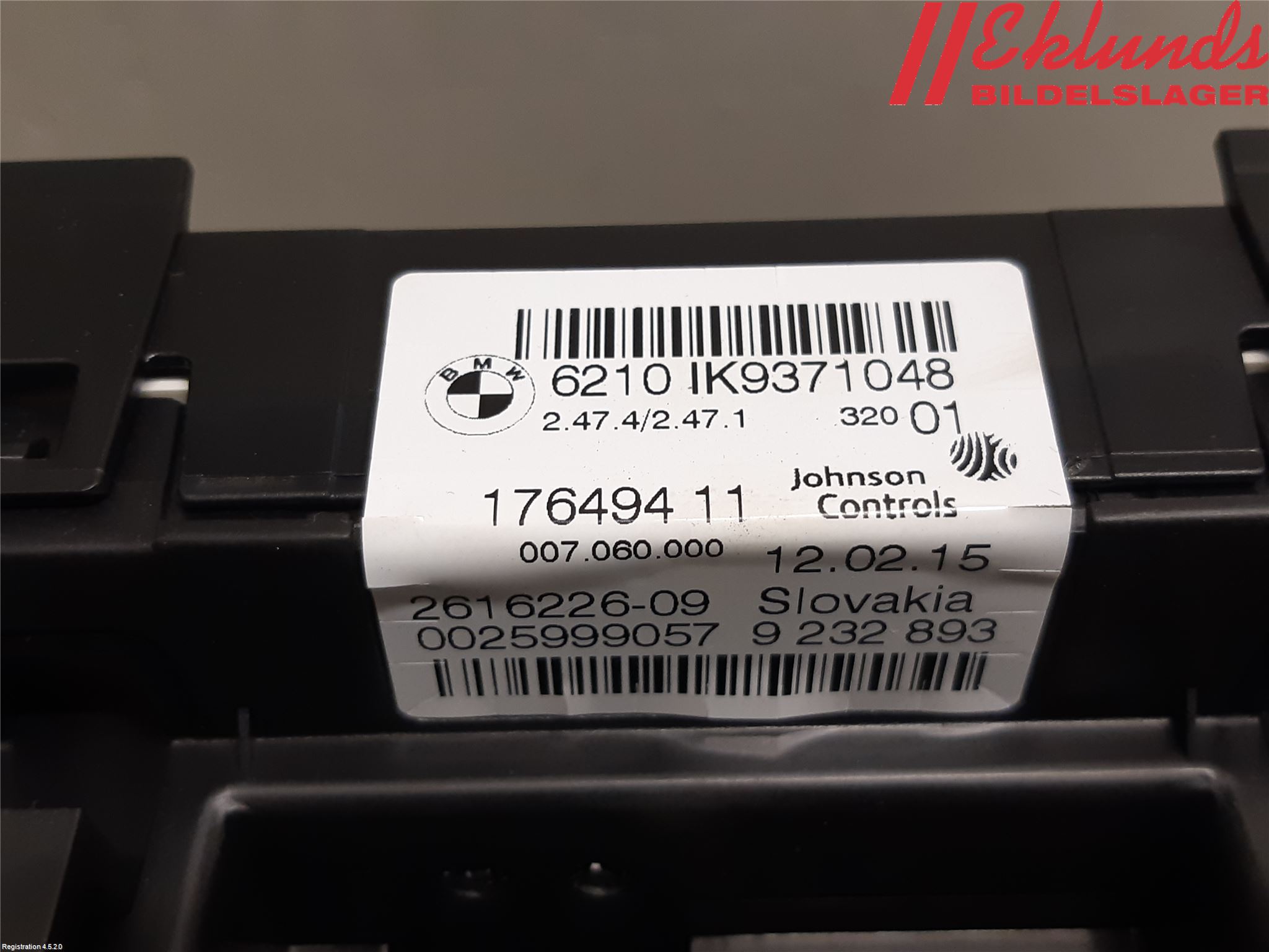 BMW 3 GT F34 13-19 Instrument Komb