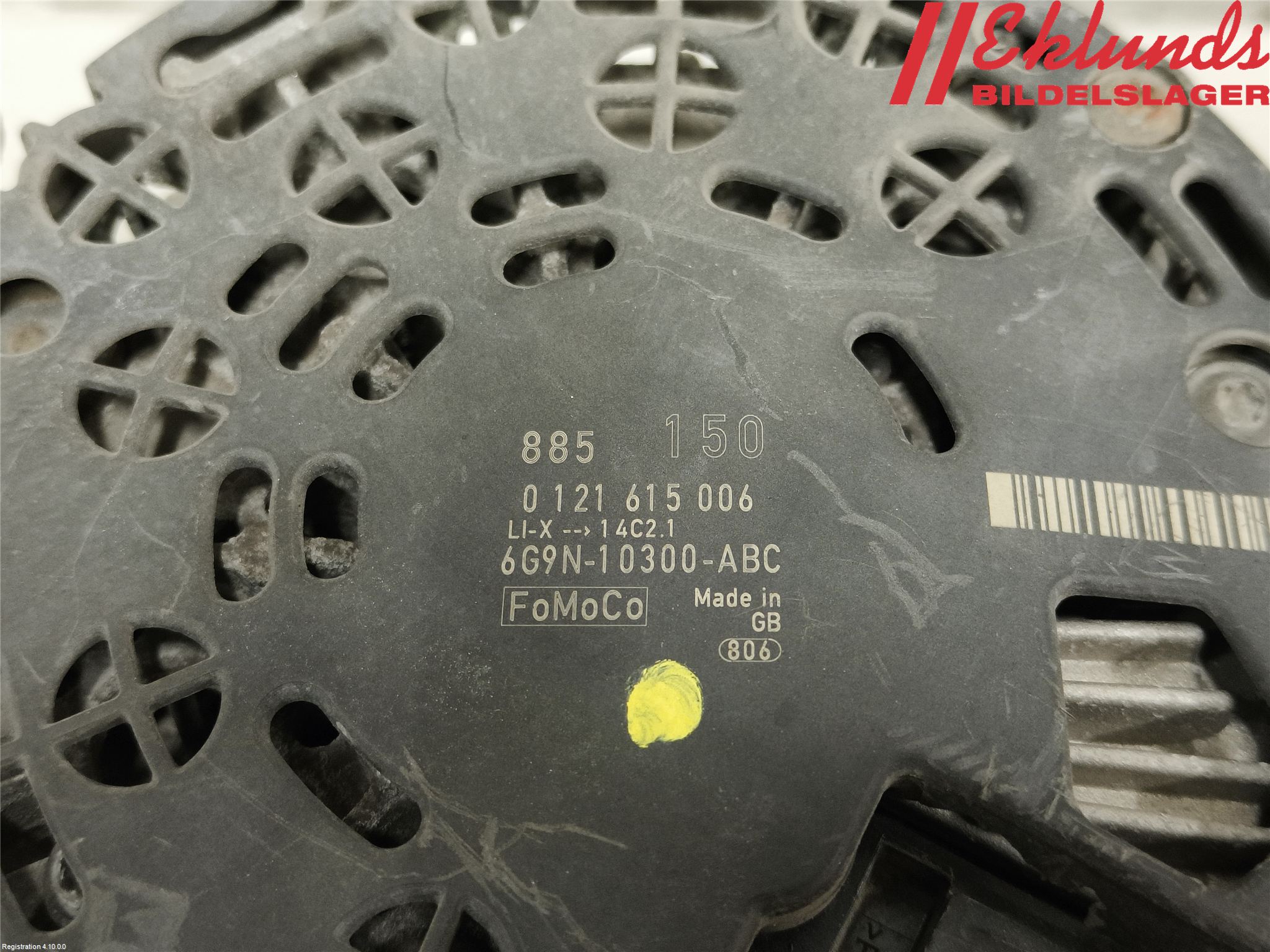 Volvo V70 08-13 Generator