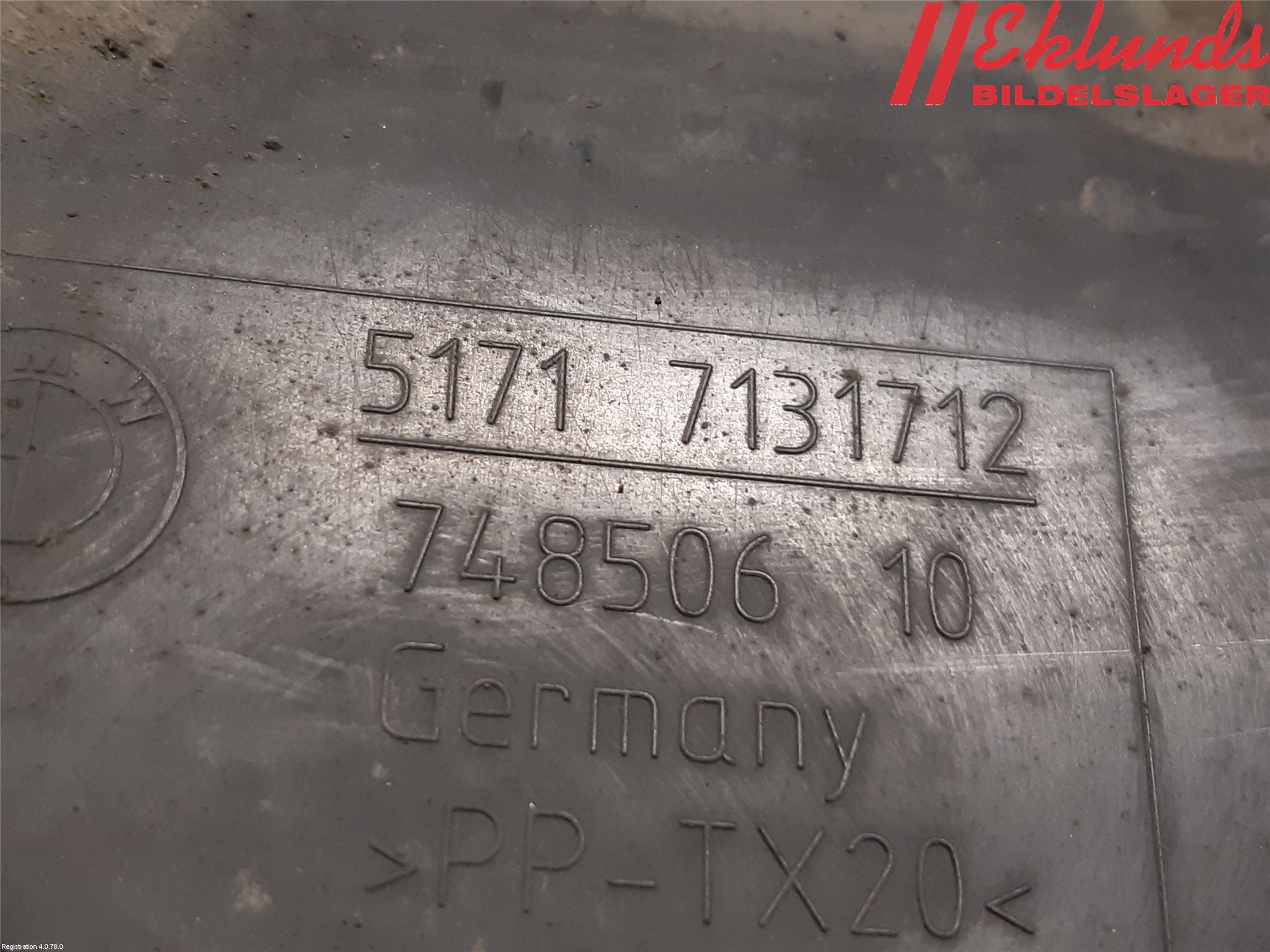 BMW 1 E87/81 5D/3D 03-11 Deflektor Plåt-Plast Kylning