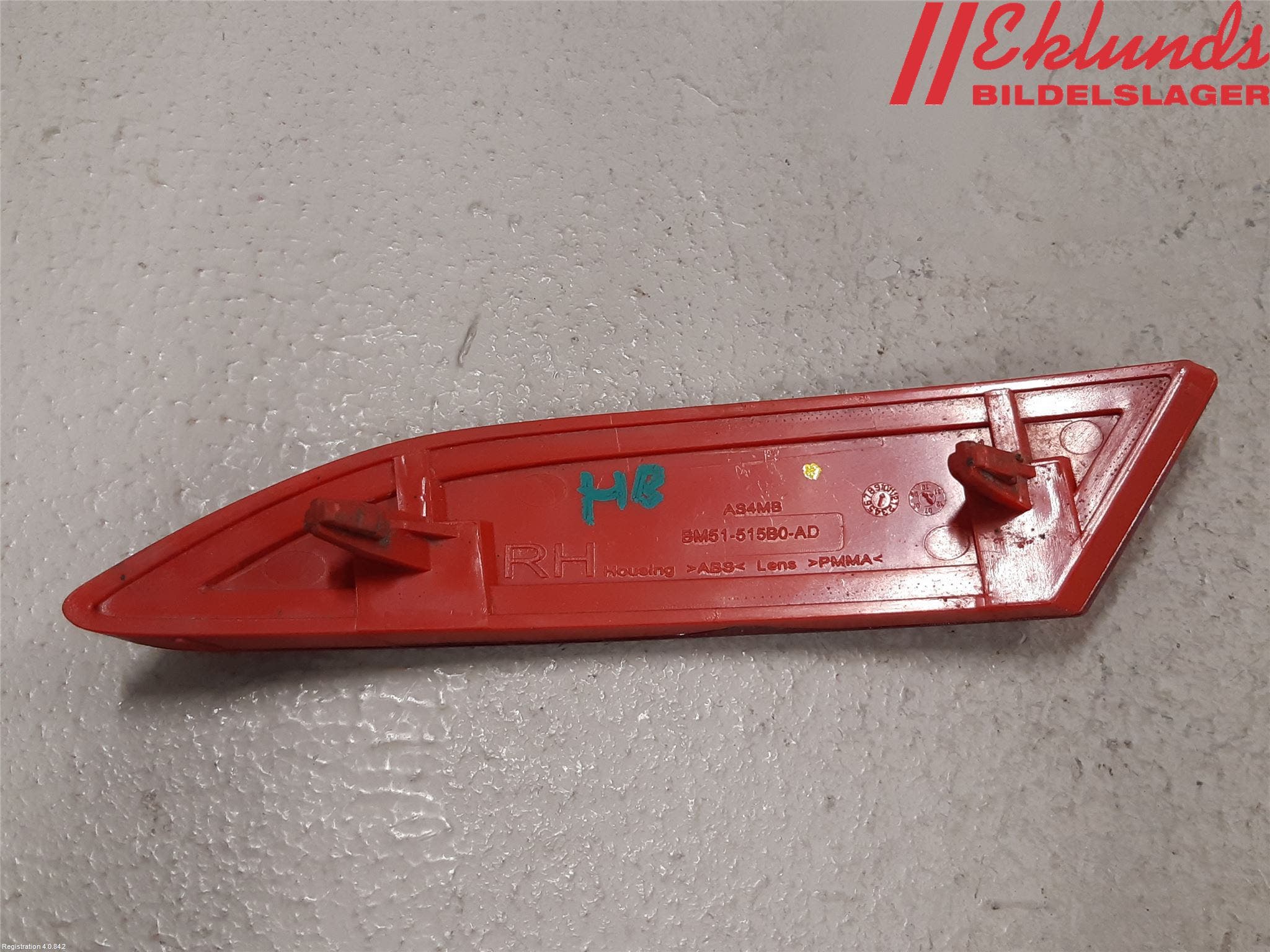 Ford FOCUS 11-14 Dimljus/Reflex Bak