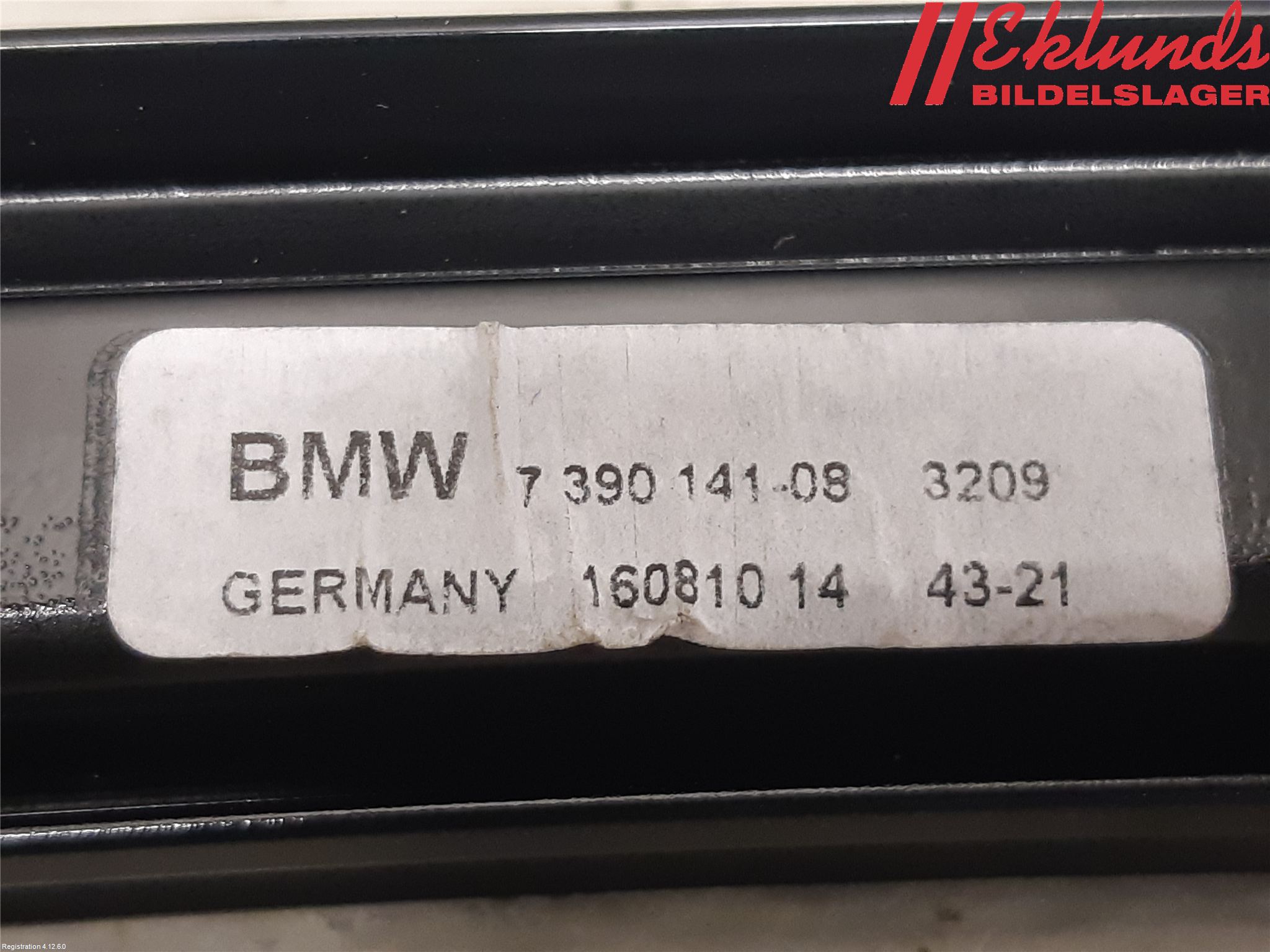 BMW 5 G30/G31/F90 17-23 Dörr Dekorlist Bak Vä