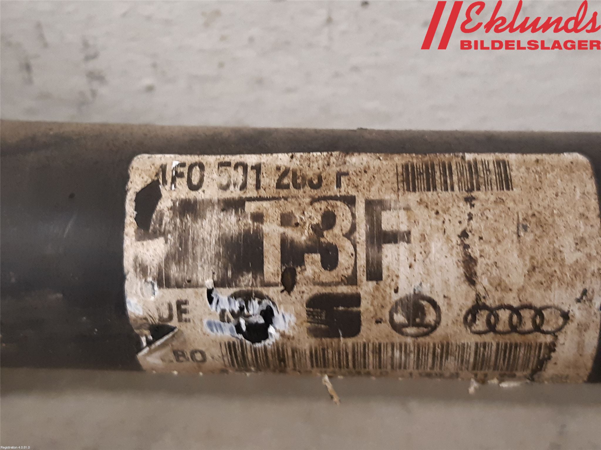 Audi A6/S6     05-11 Drivaxel Bak Höger