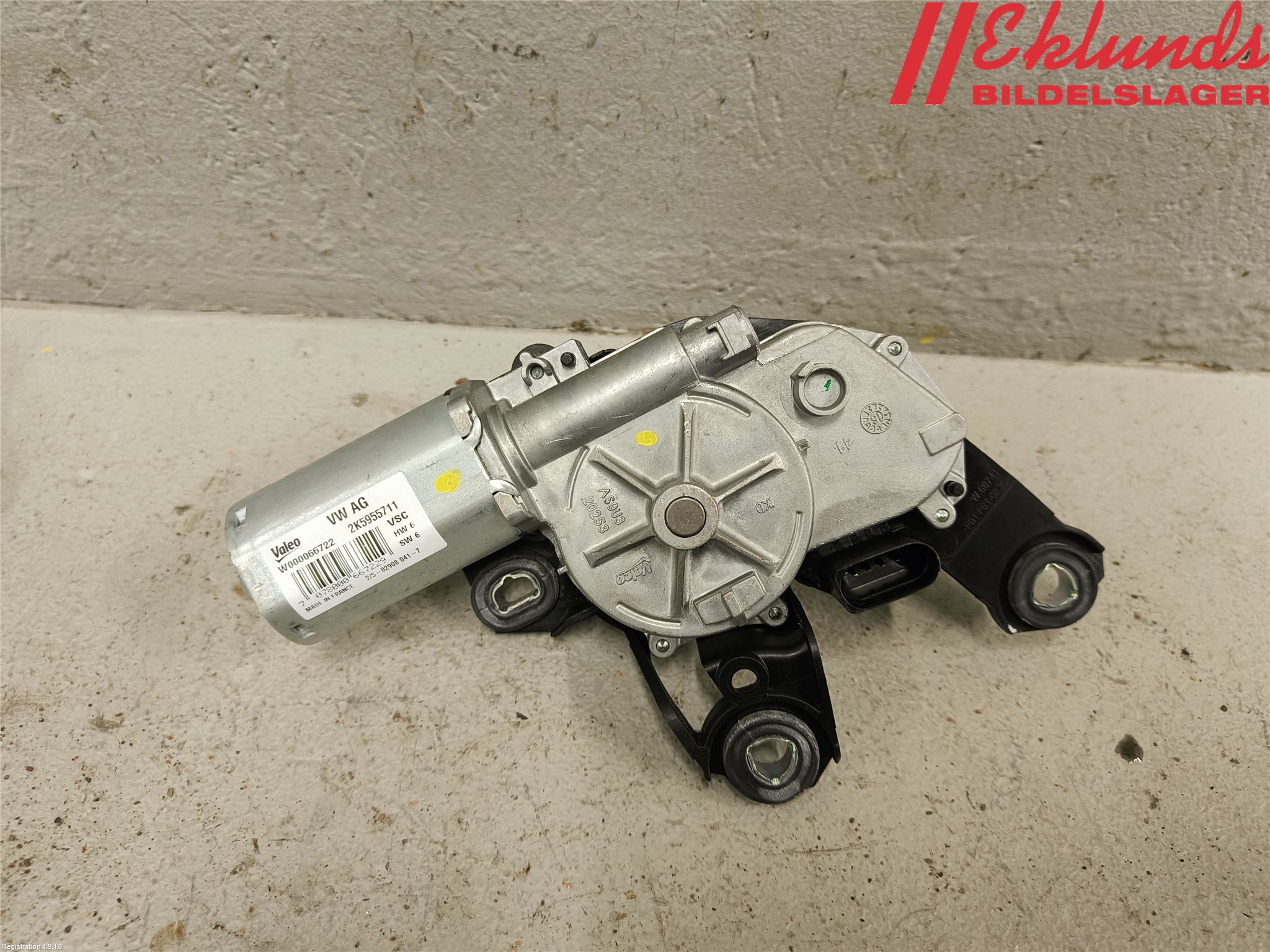 Volkswagen VW CADDY 16-20 Torkarmotor Baklucka