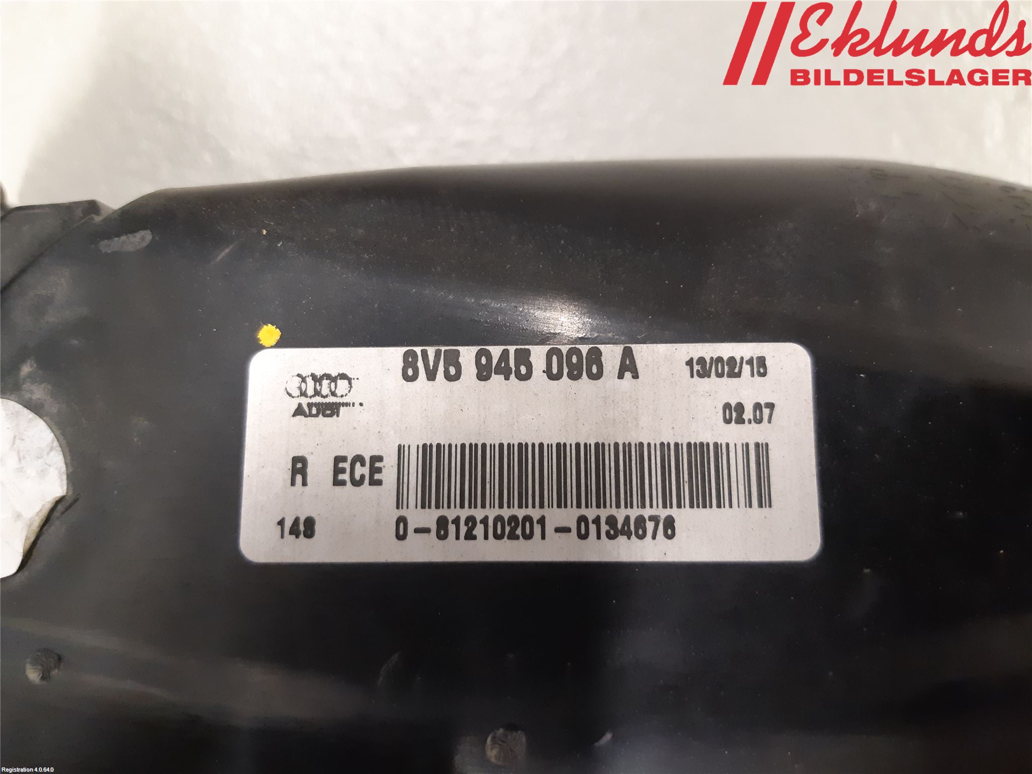 Audi A3/S3 8V 13-20 Bakljus Höger