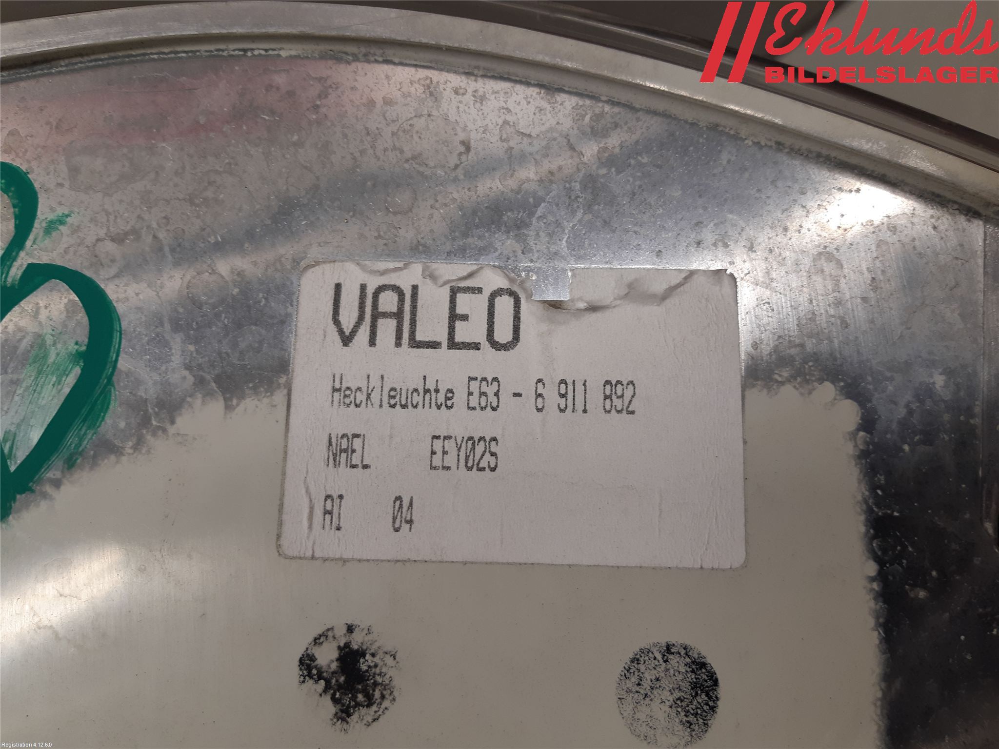 BMW 6 E63/64    02-10 Bakljus Höger