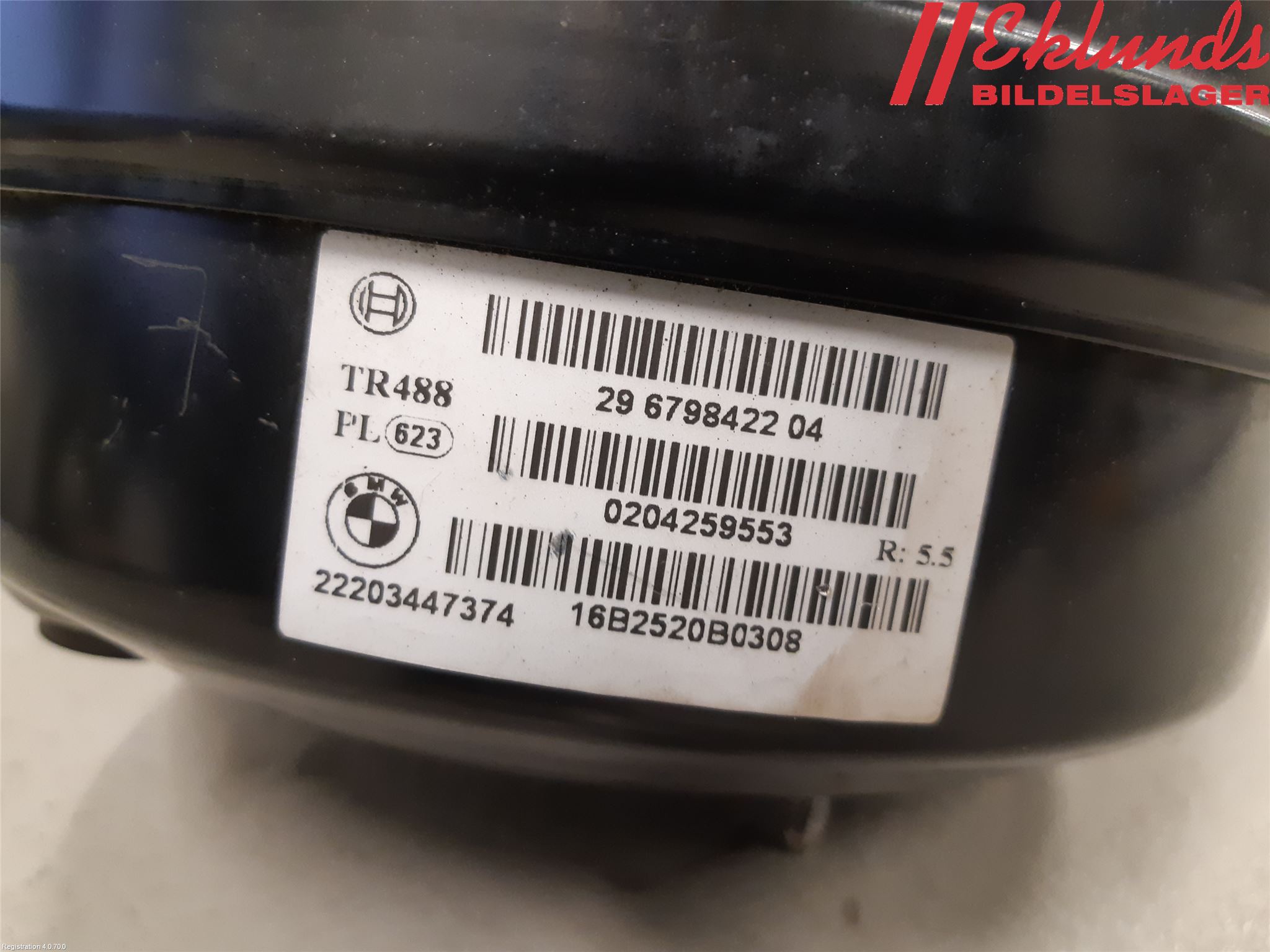 BMW 3 F30/F31/F80 12-19 Bromsservo