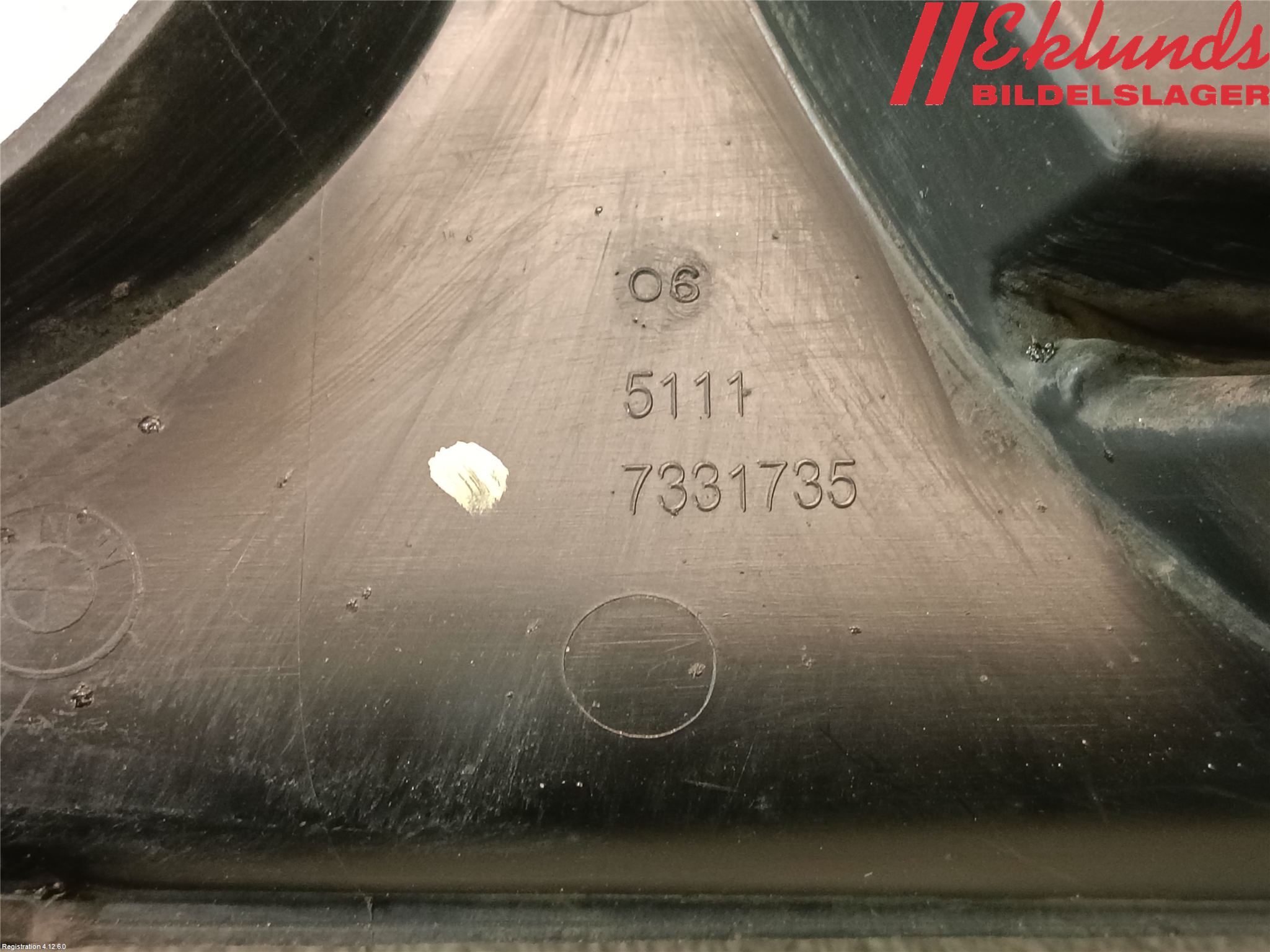 BMW 5 F10/F11/F18 09-17 Dimljussarg Fram