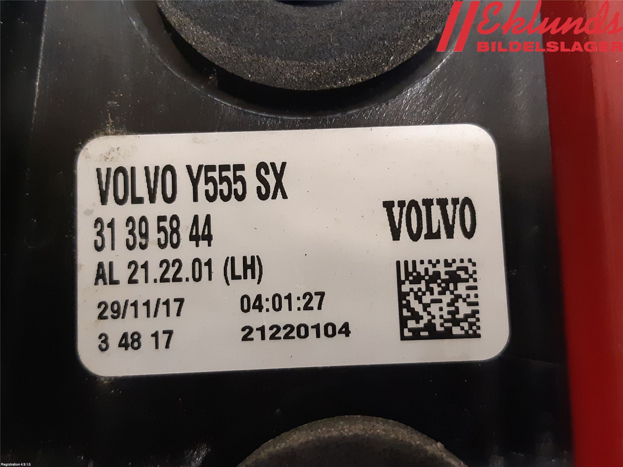 Volvo V40 CROSS COUNTRY 13-19 Bakljus Vänster