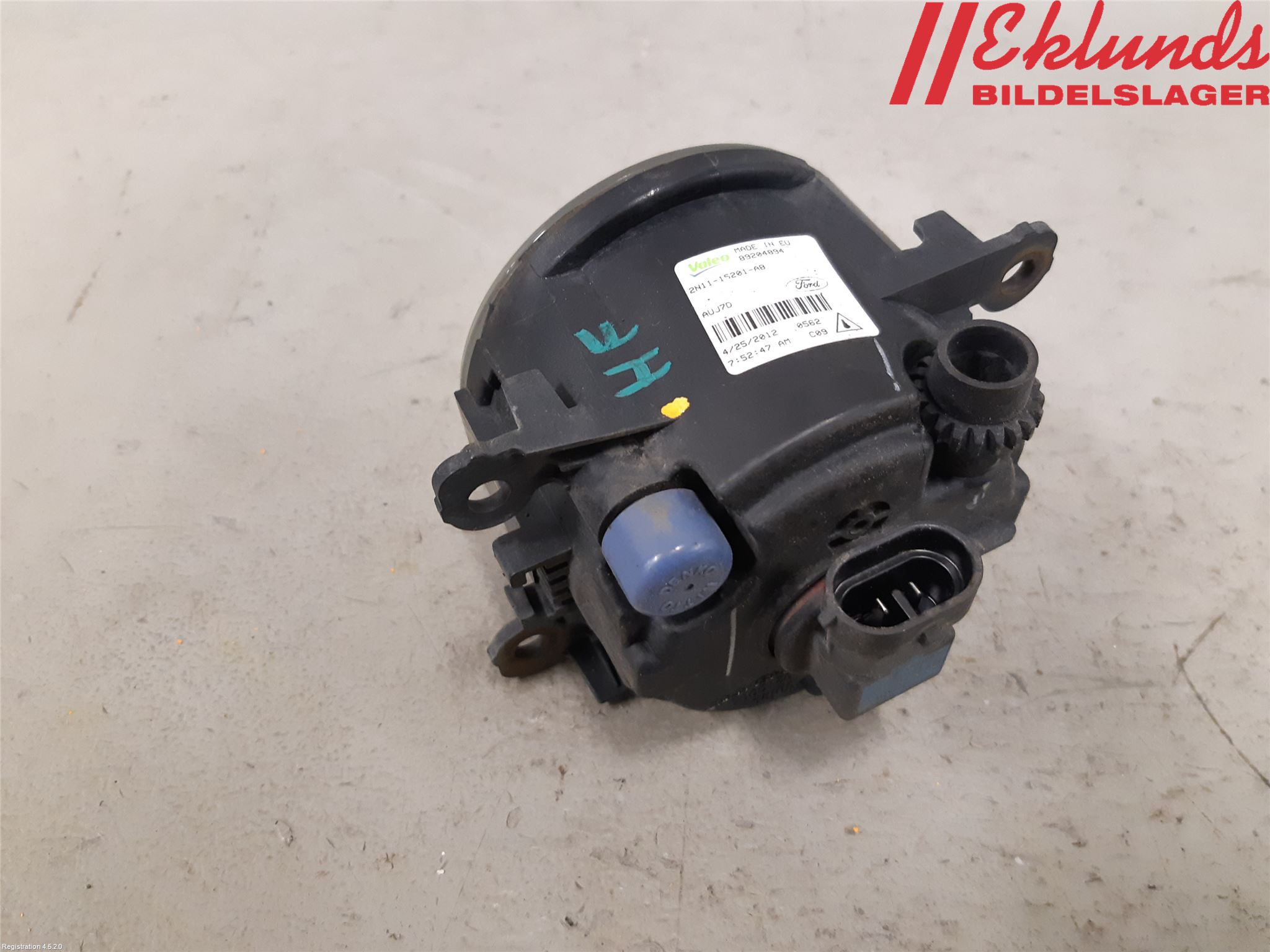 Ford FIESTA 09-12 Dimljus-Varselljus Fram