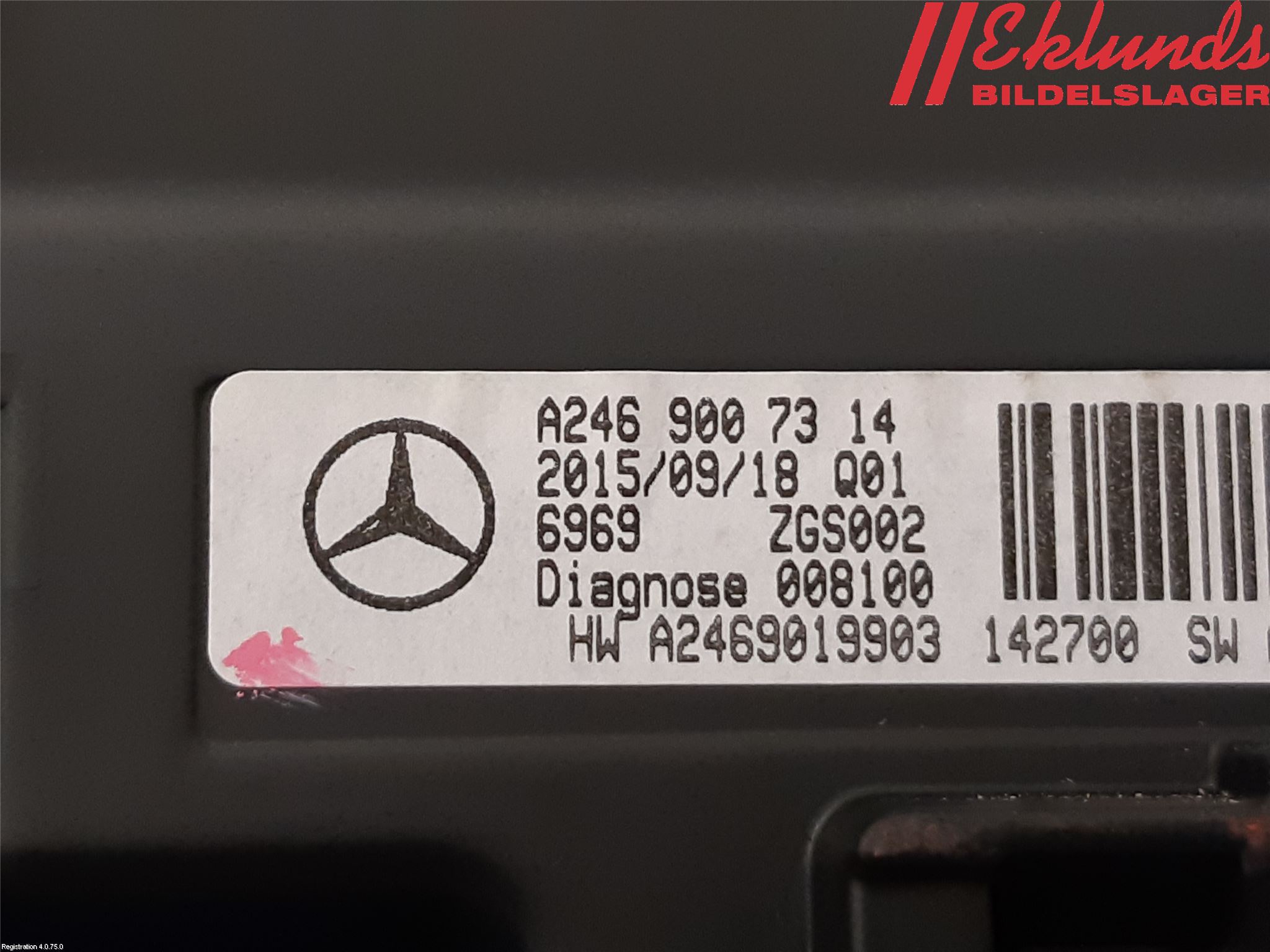 Mercedes-Benz MB A-KLASS (W176) 13-18 Bildskärm