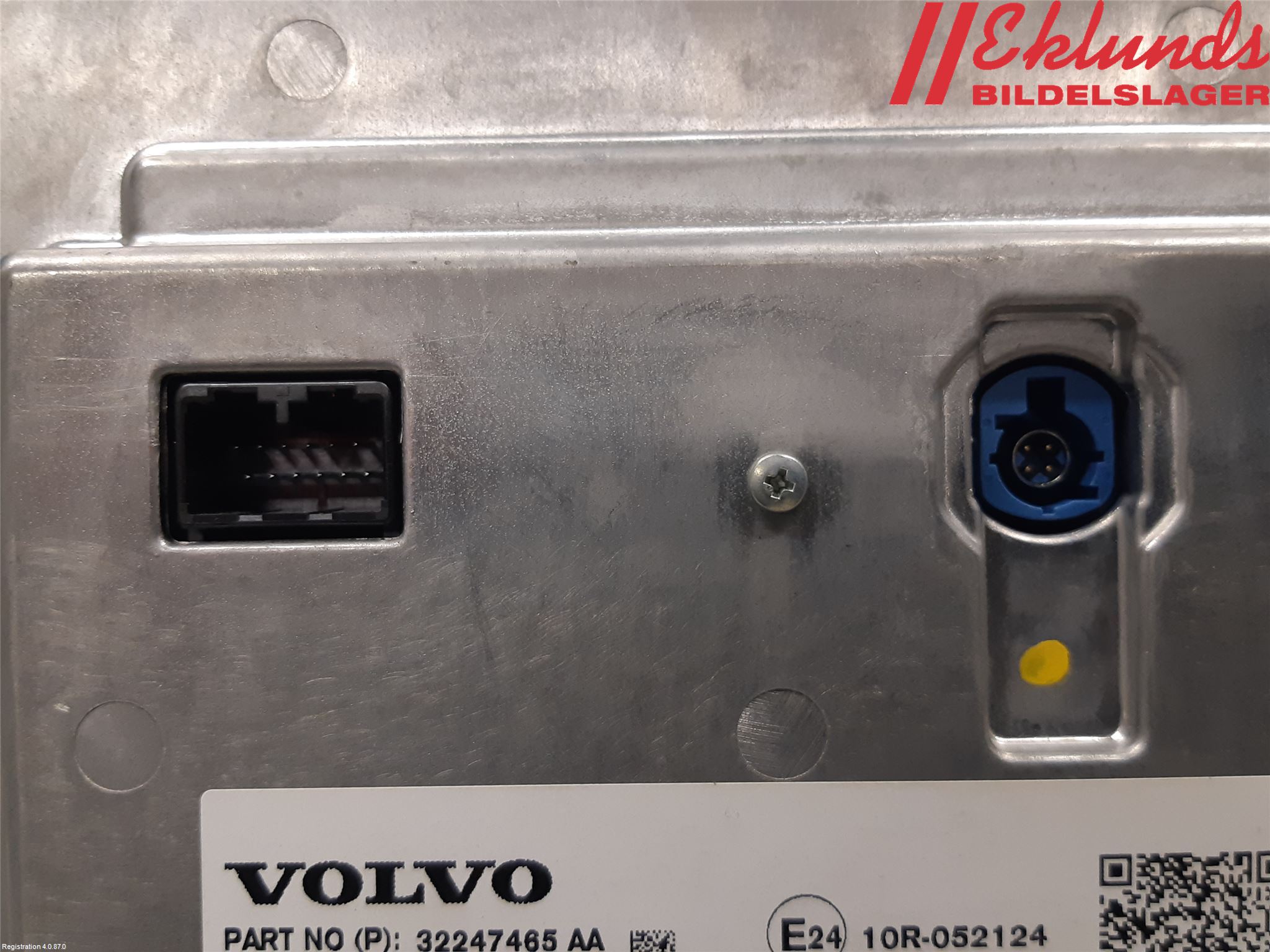 Volvo XC60 18- Cd Radio - Multimediapanel