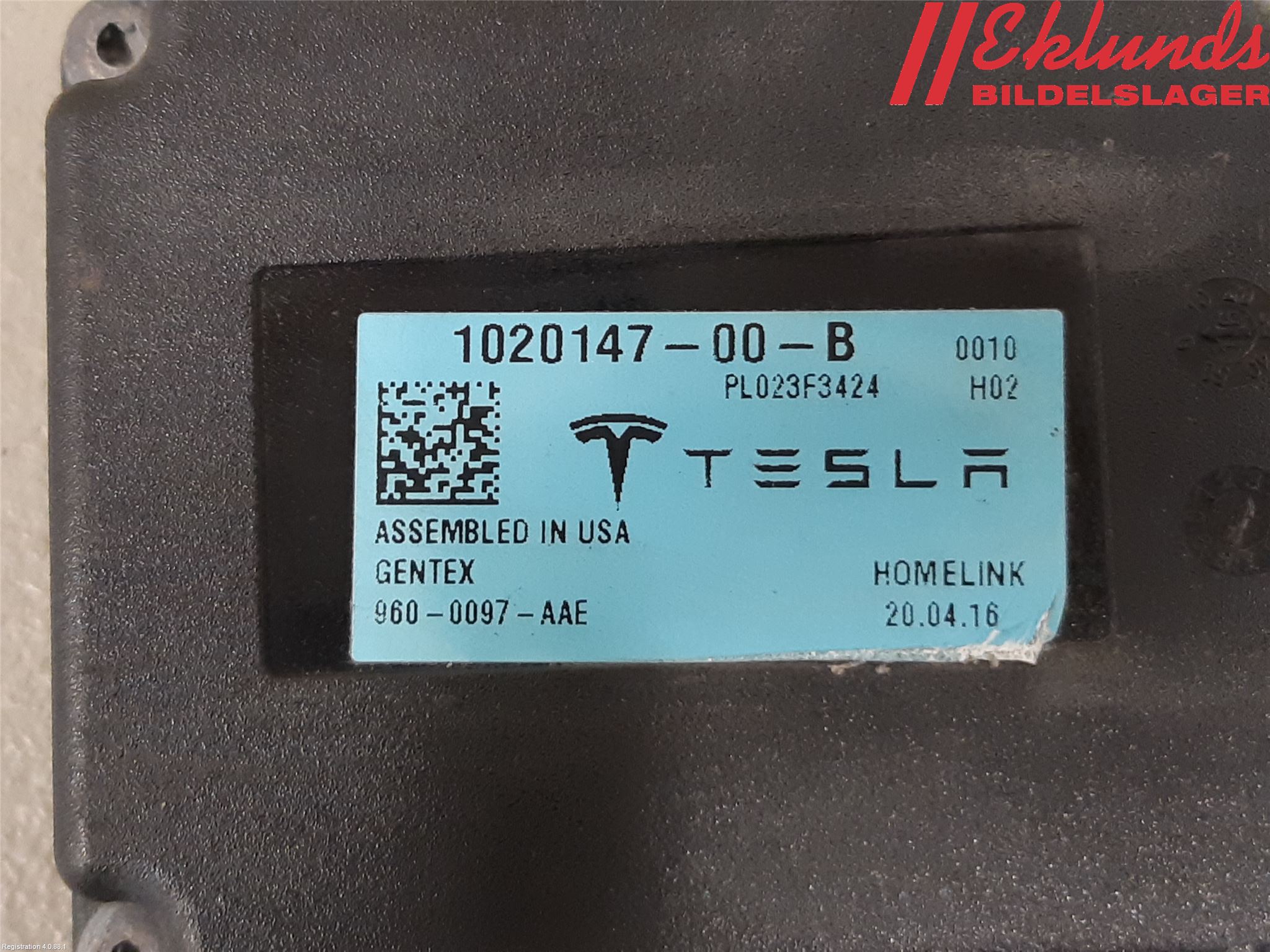 Tesla MODEL S 13- Styrenhet Övrigt