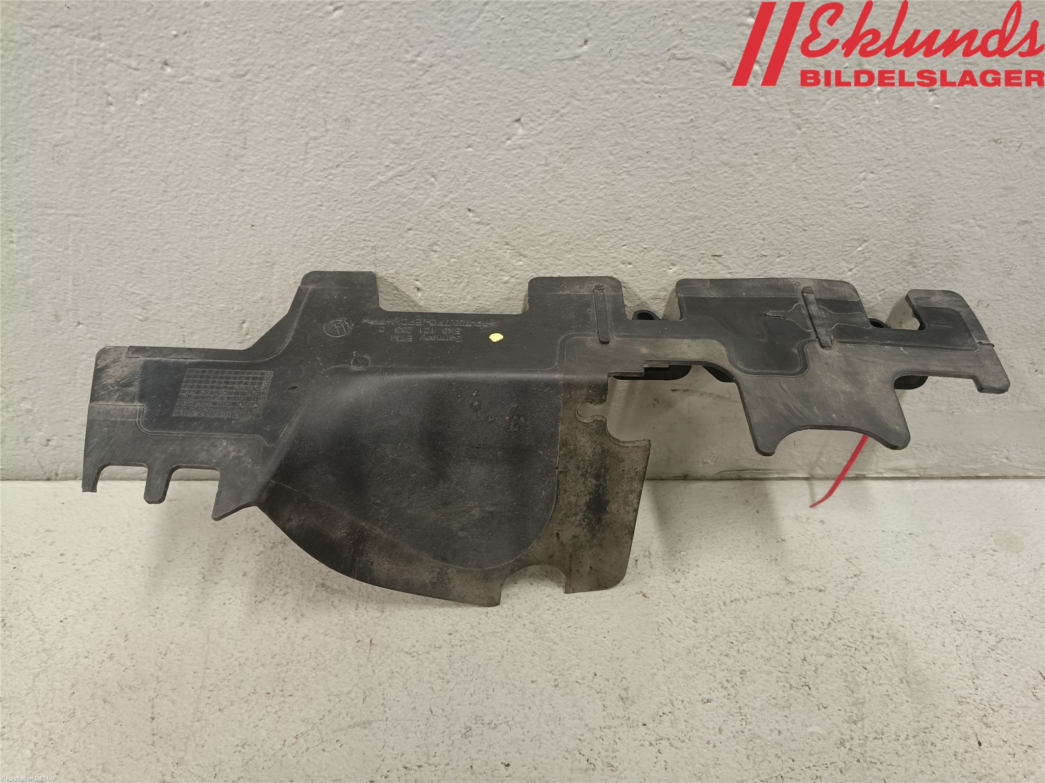 Volkswagen VW GOLF VI 09-13 Deflektor Plåt-Plast Kylning
