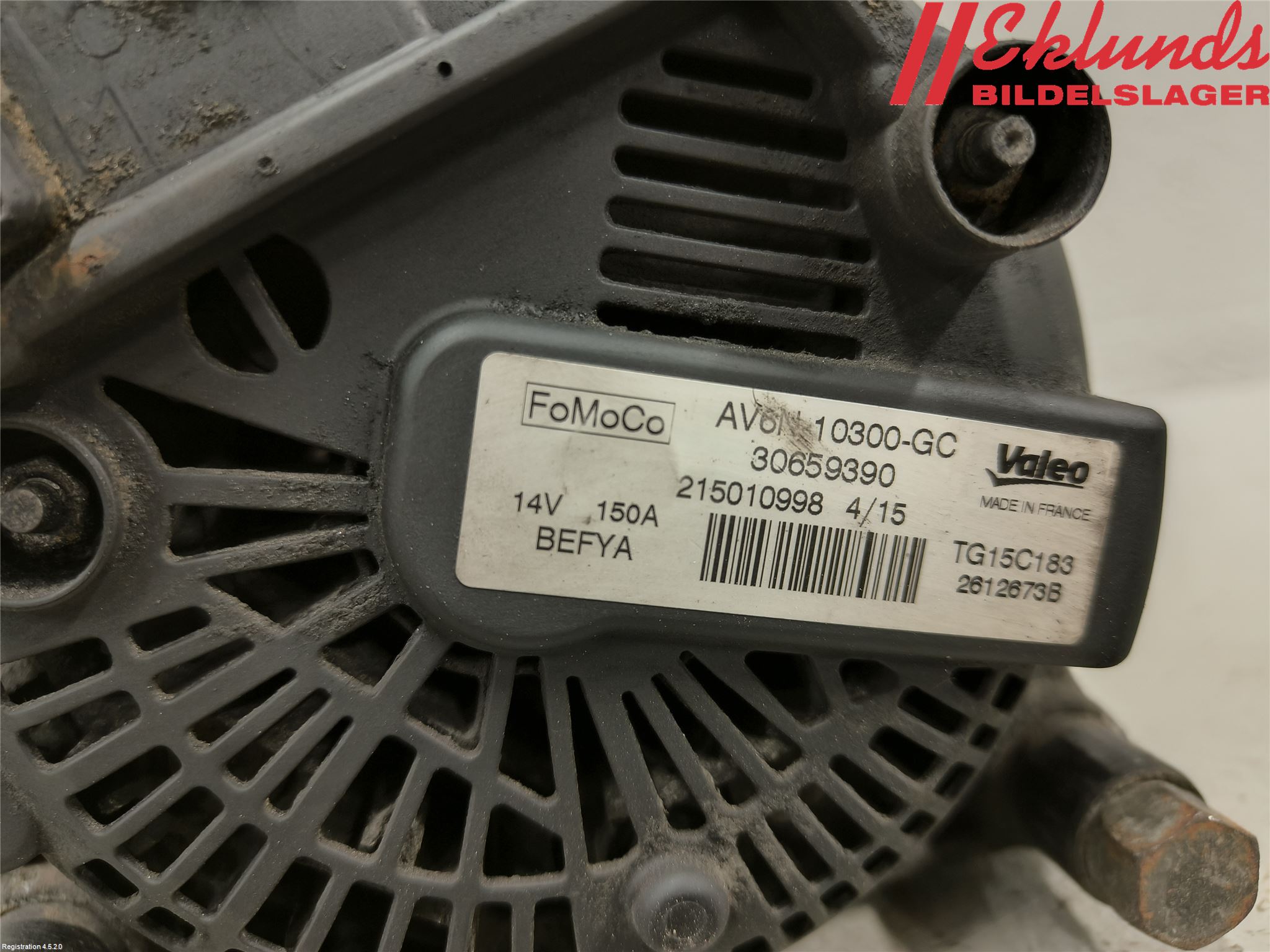 Ford TRANSIT/TOURNEO CONNECT 13-22 Generator