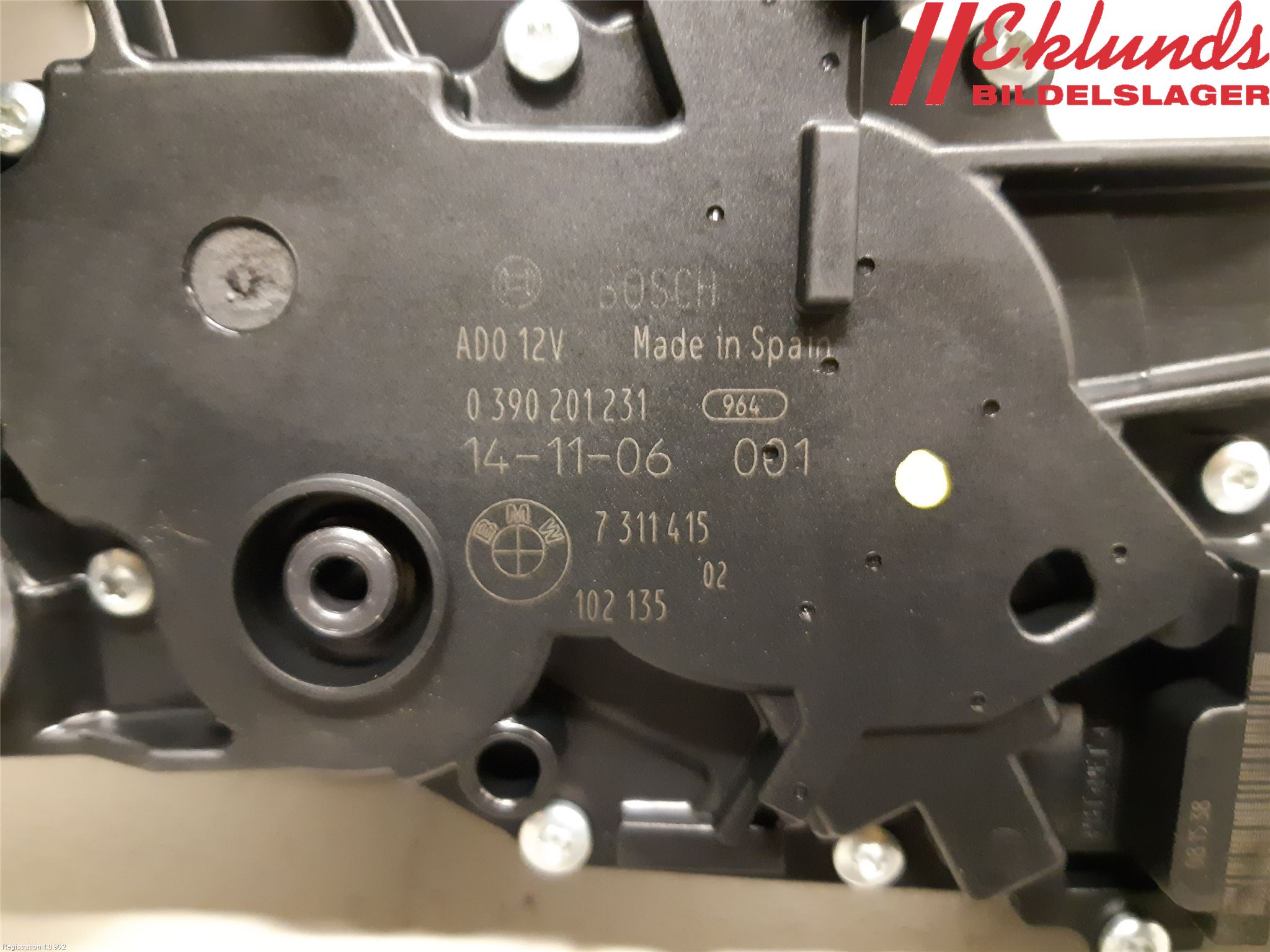 BMW 5 F10/F11/F18 09-17 Torkarmotor Baklucka