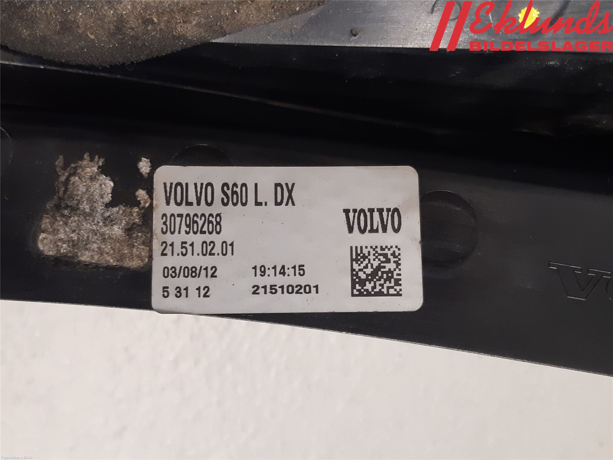 Volvo S60 11-13 Bakljus Höger