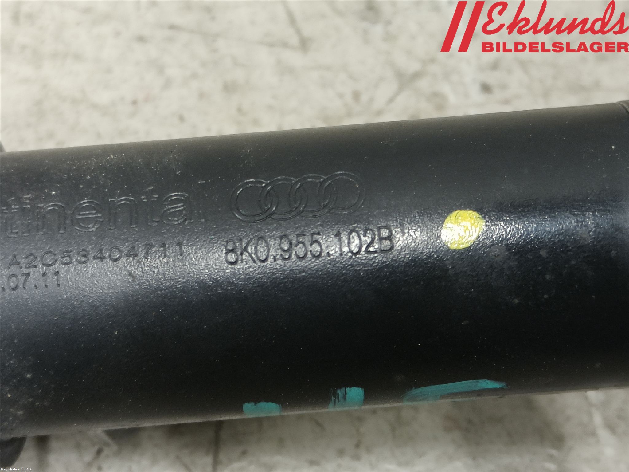 Audi A4/S4 08-11 Spolarmunstycke Strålkastare